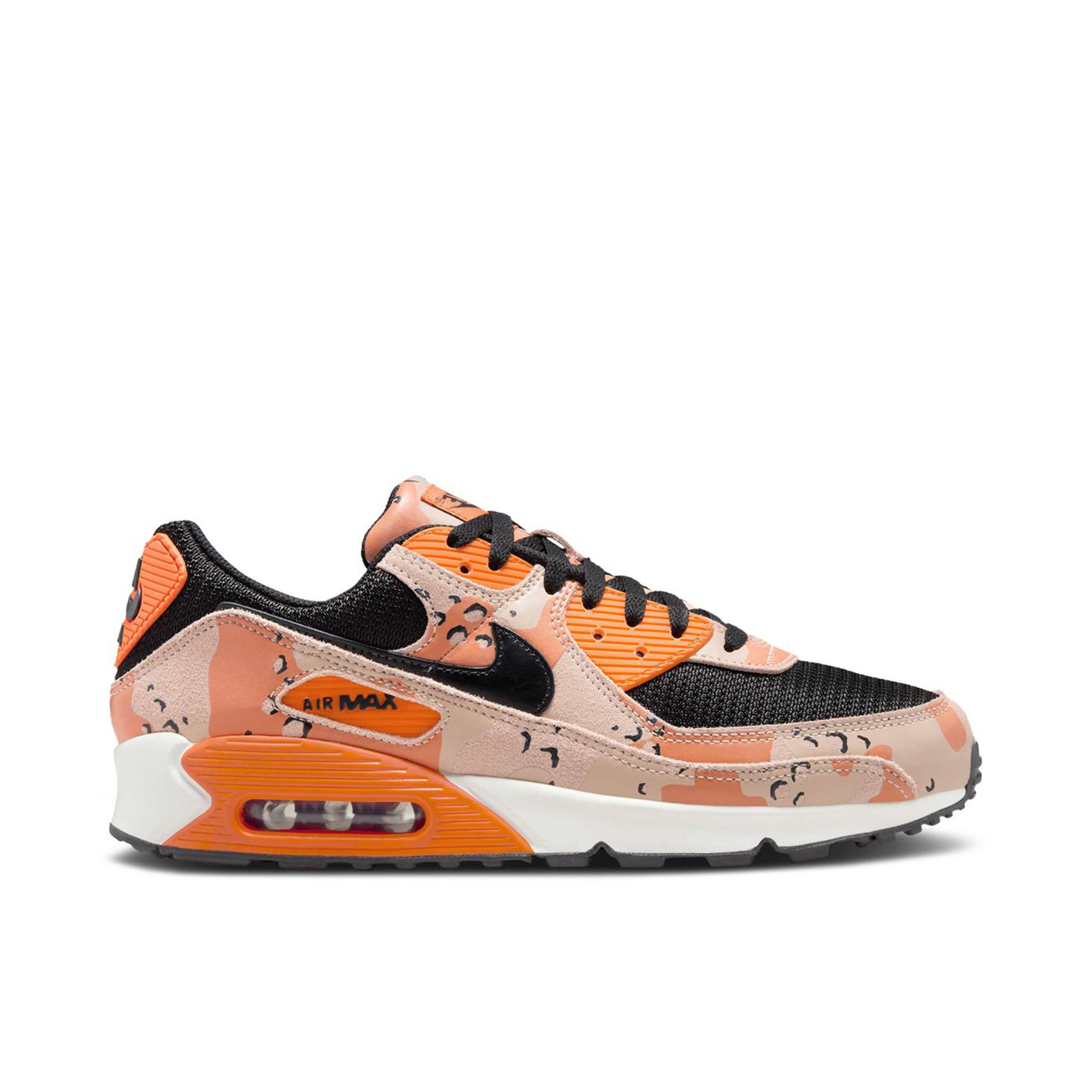 Nike Air Max 90 Camo Pack Bio Beige Safety Orange | IF1721-201 | Laced
