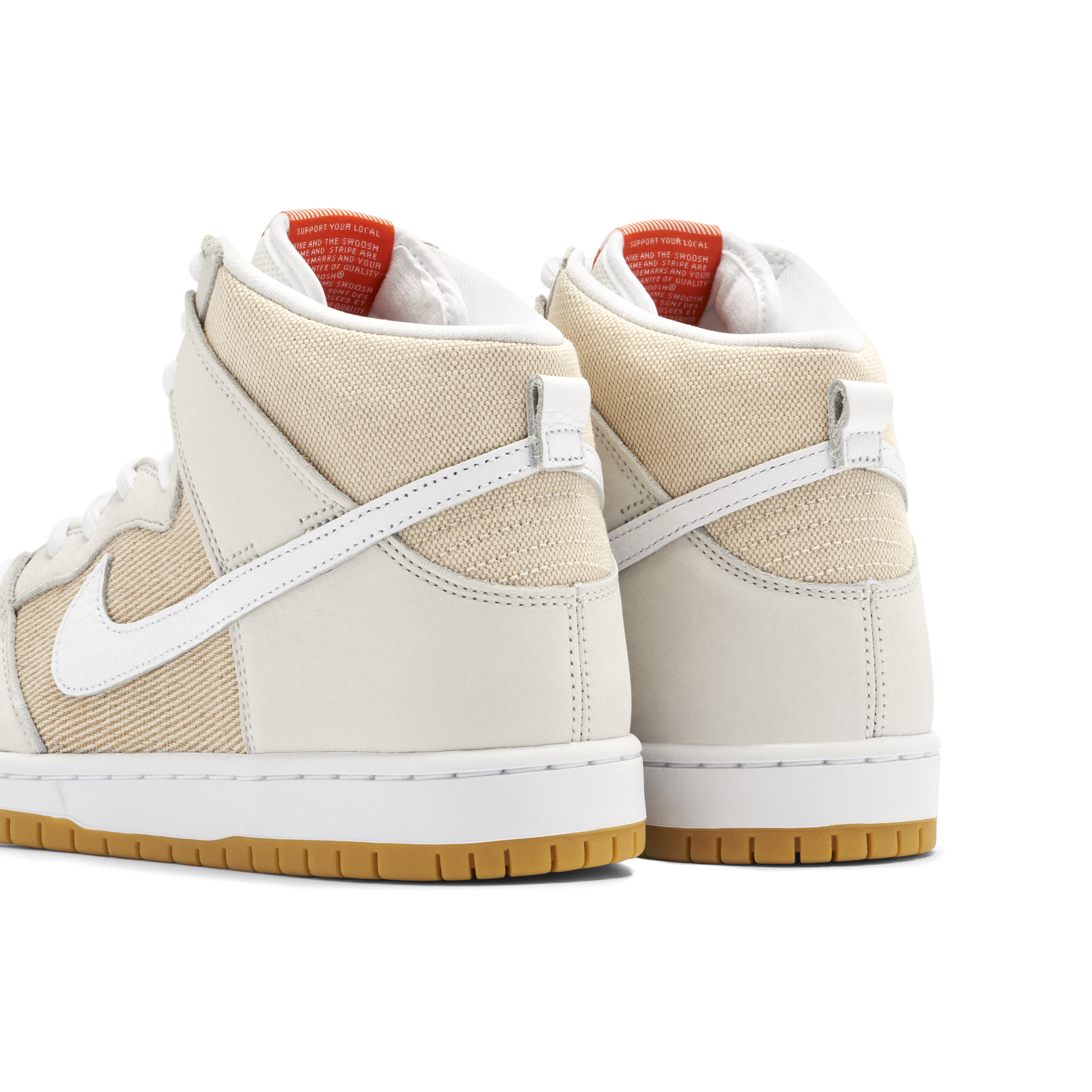 Nike SB Dunk High Pro ISO Orange Label Unbleached Natural | DA9626