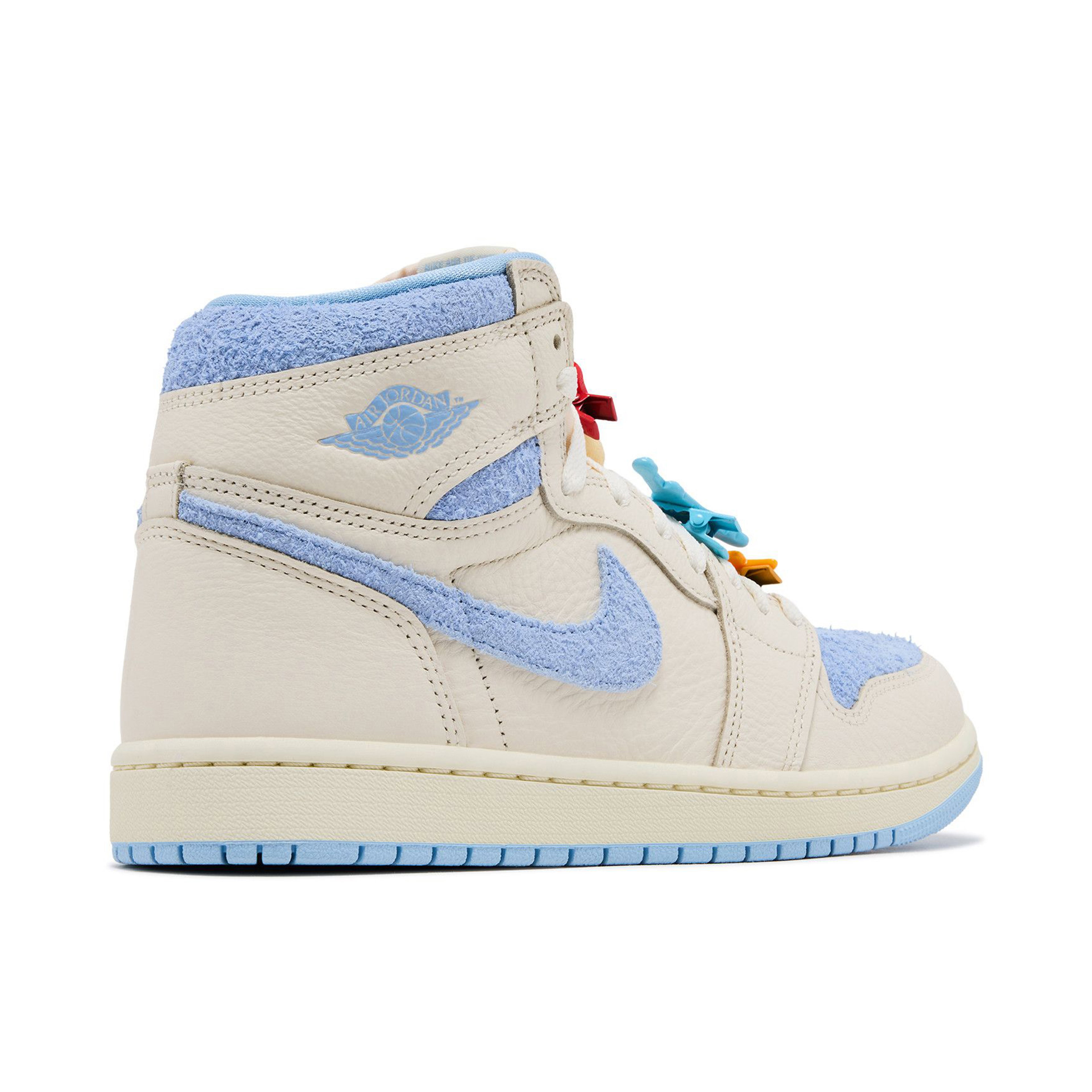 Air Jordan 1 Retro High OG Pale Ivory Psychic Blue Womens