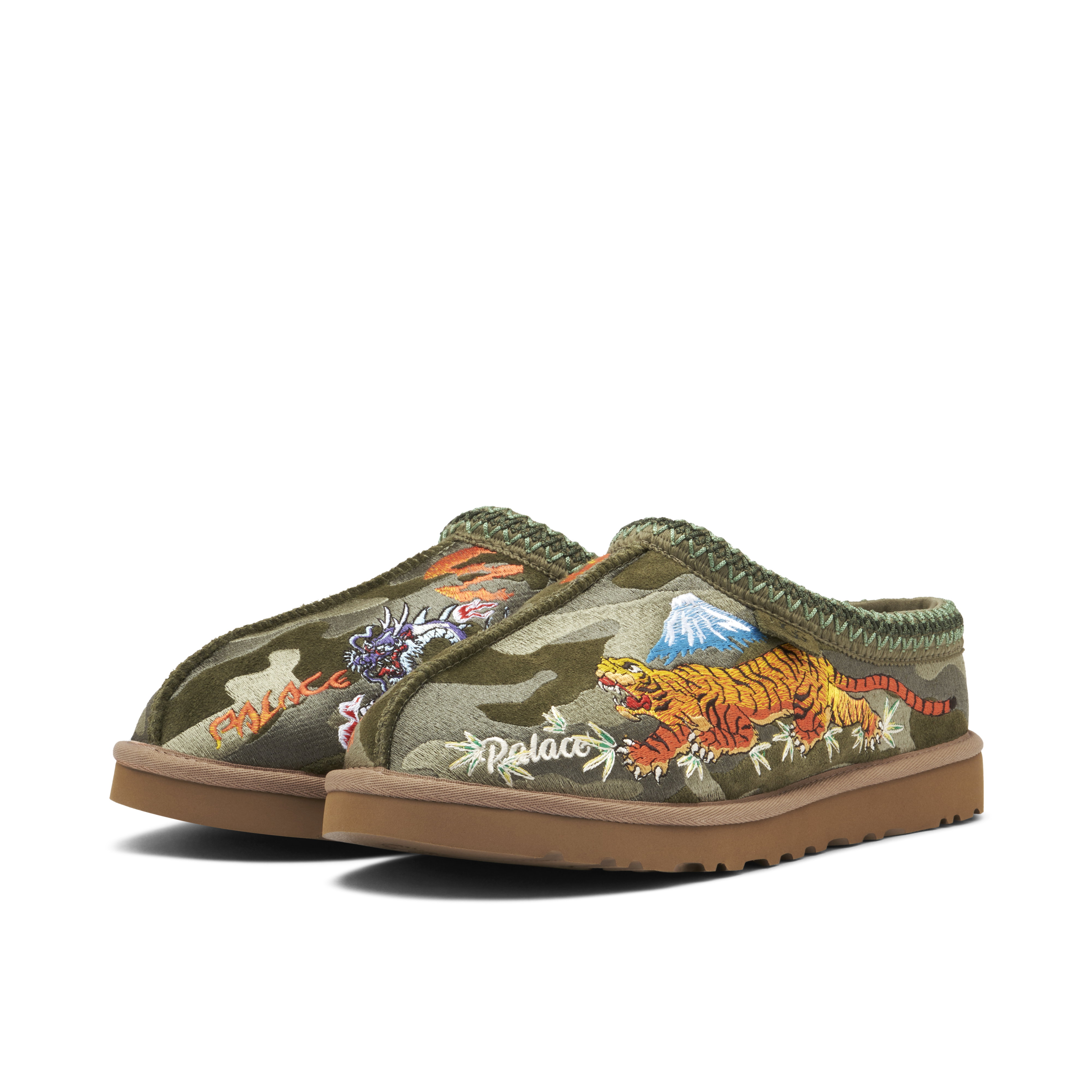 UGG Tasman Slipper Palace Burnt Olive Camo | 1172070-GRNC | Laced