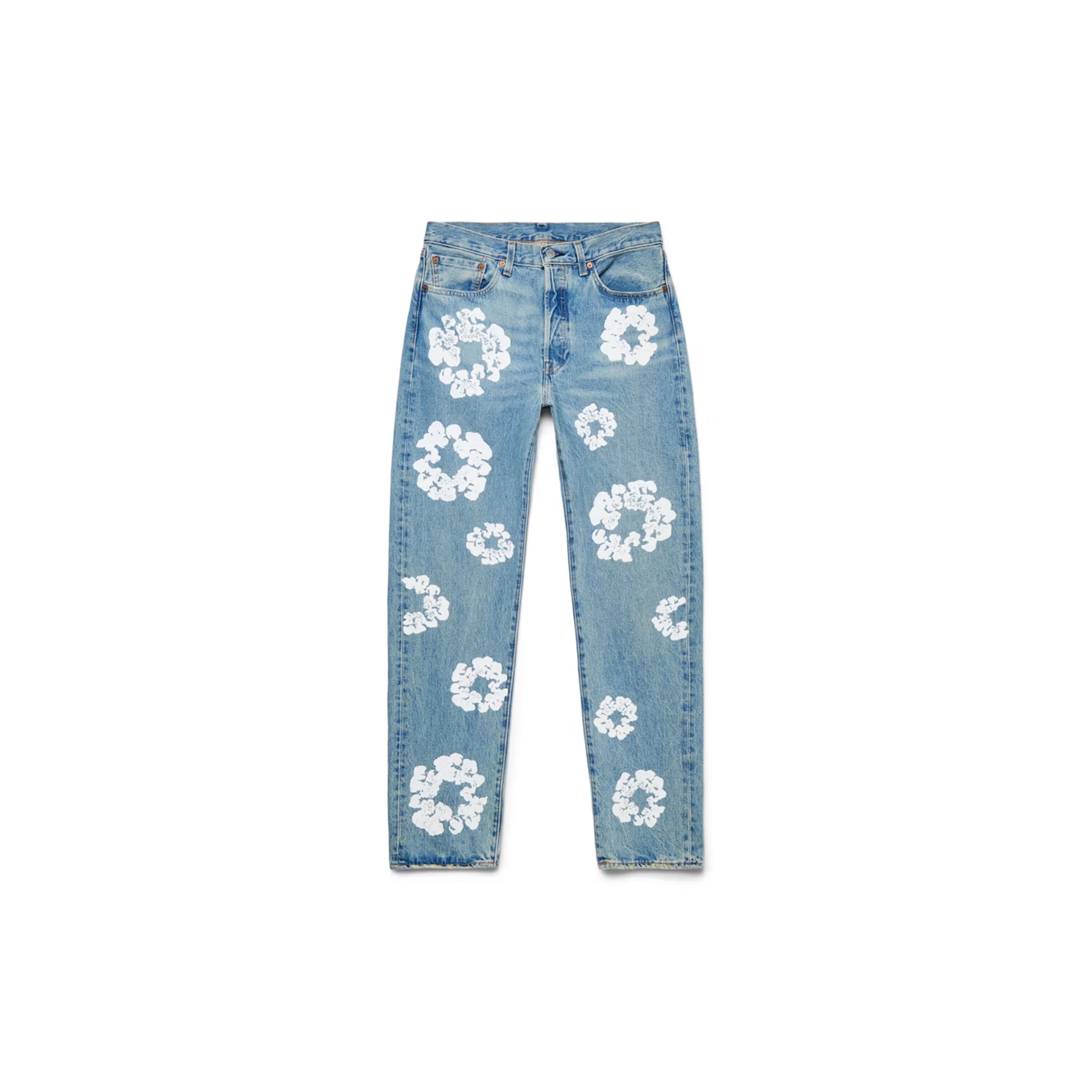 Denim Tears x Levi's Cotton Wreath Jean Light Wash