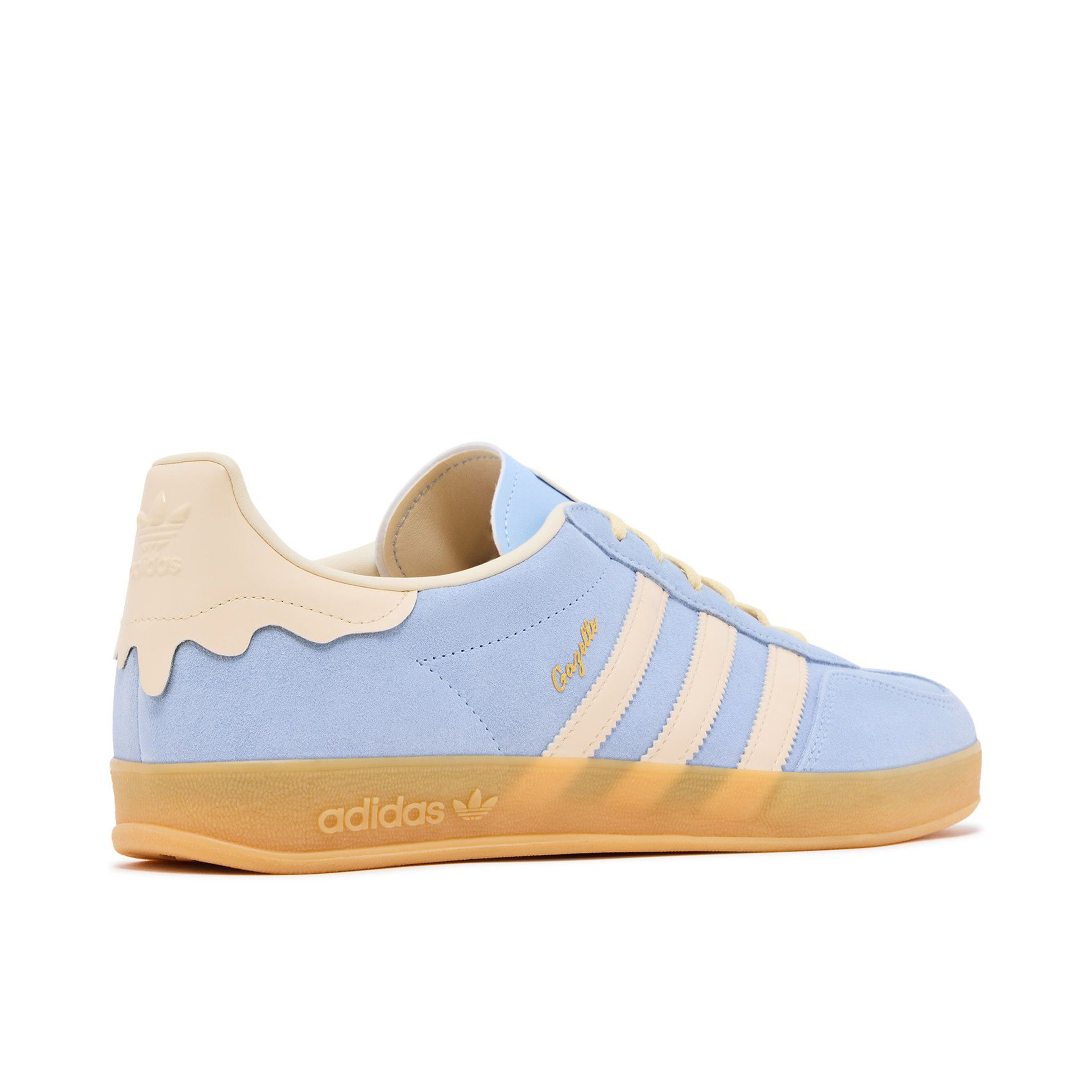Adidas Gazelle Indoor Light Blue Yellow Gum Womens
