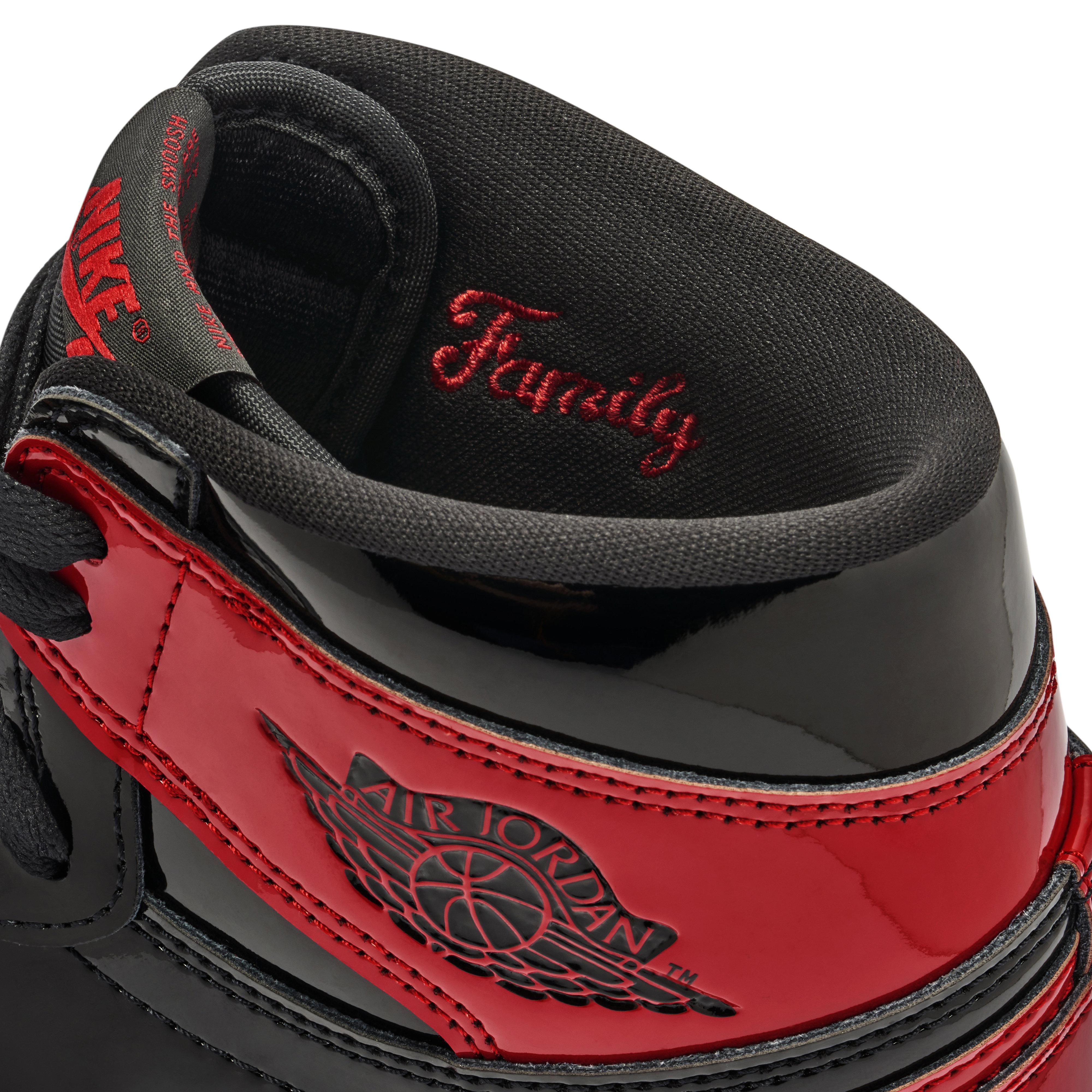 Air Jordan 1 High OG Bred Patent | 555088-063 | Laced
