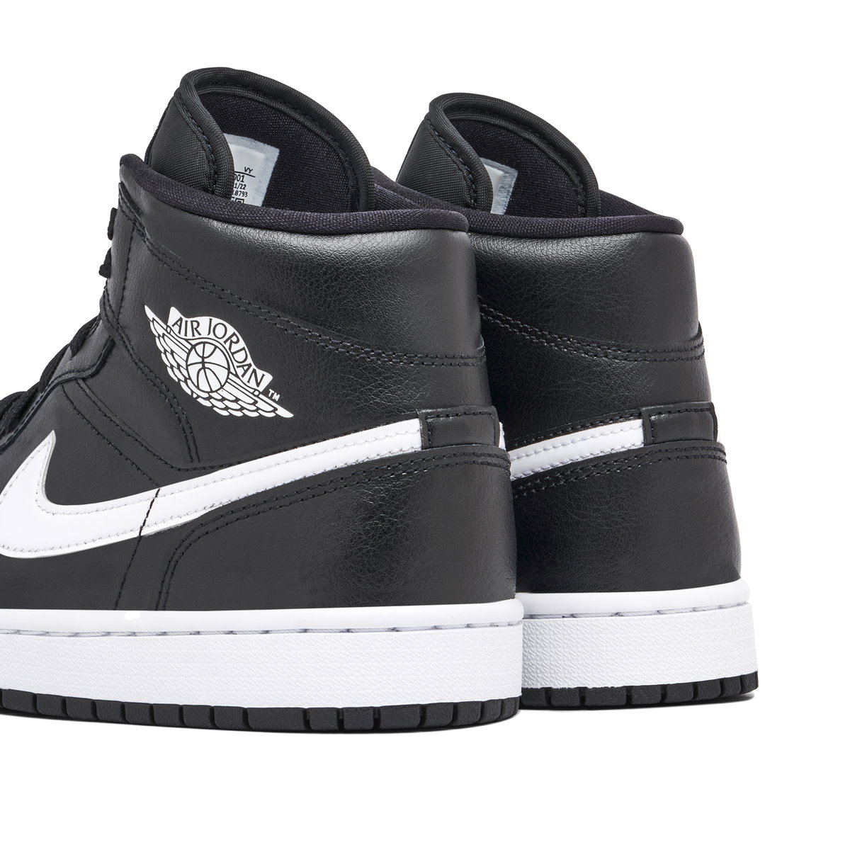 Air Jordan 1 Mid Black White Womens | DV0991-001 | Laced