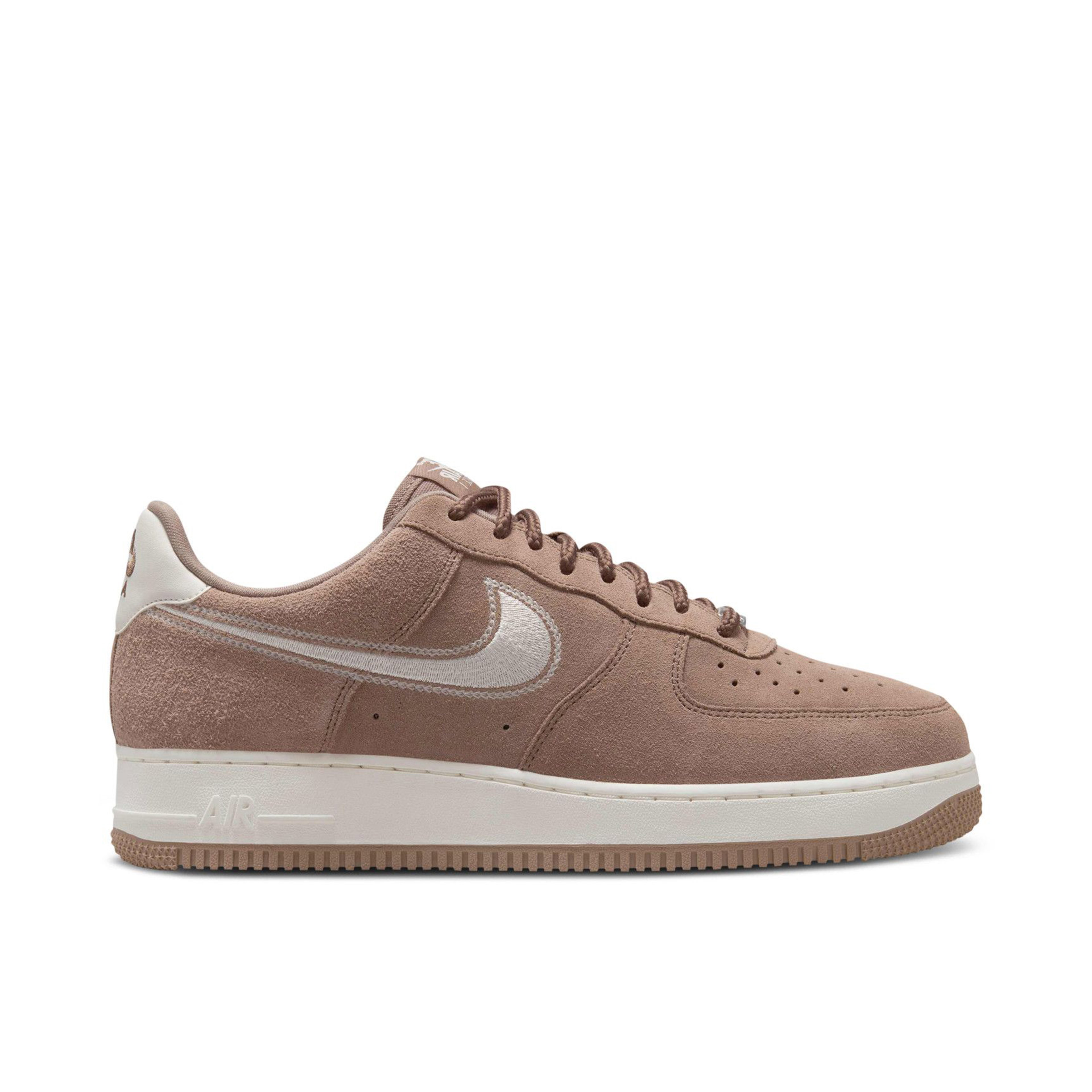 Nike Air Force 1 Low '07 LV8 Mink Brown Embroidered Swoosh