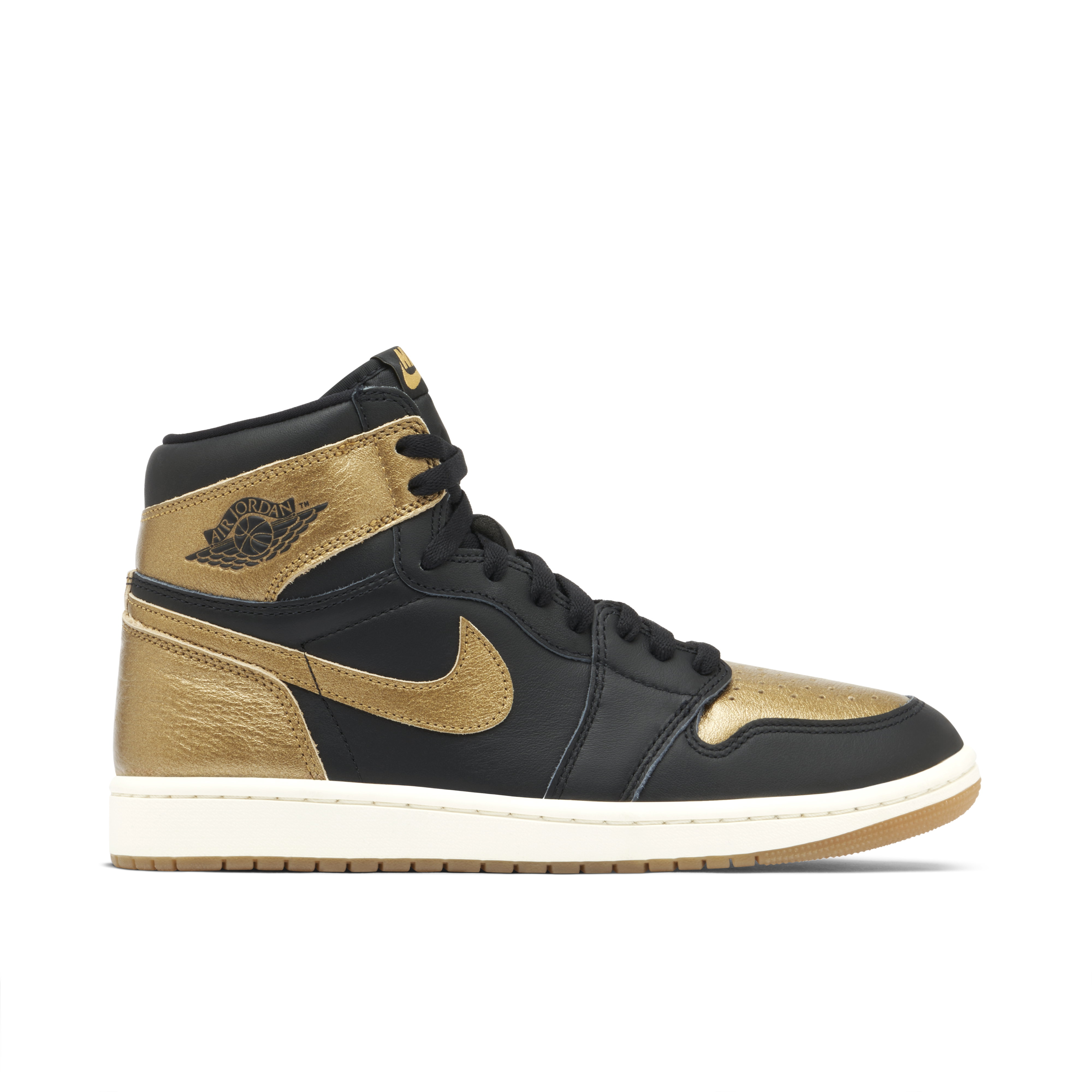 Air Jordan 1 Retro High OG Black Metallic Gold | DZ5485-071 | Laced
