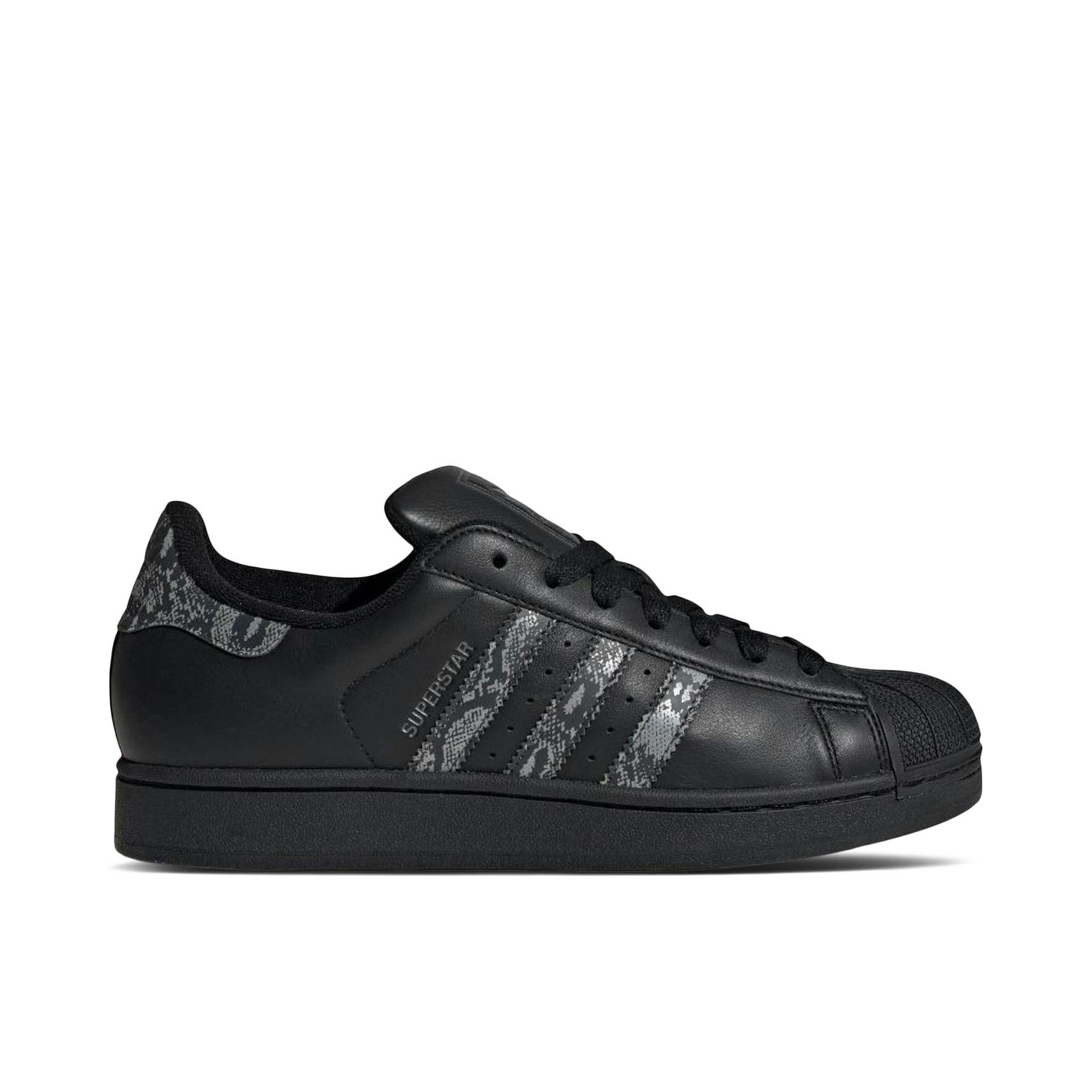 Adidas Superstar II Black Snakeskin Reflective
