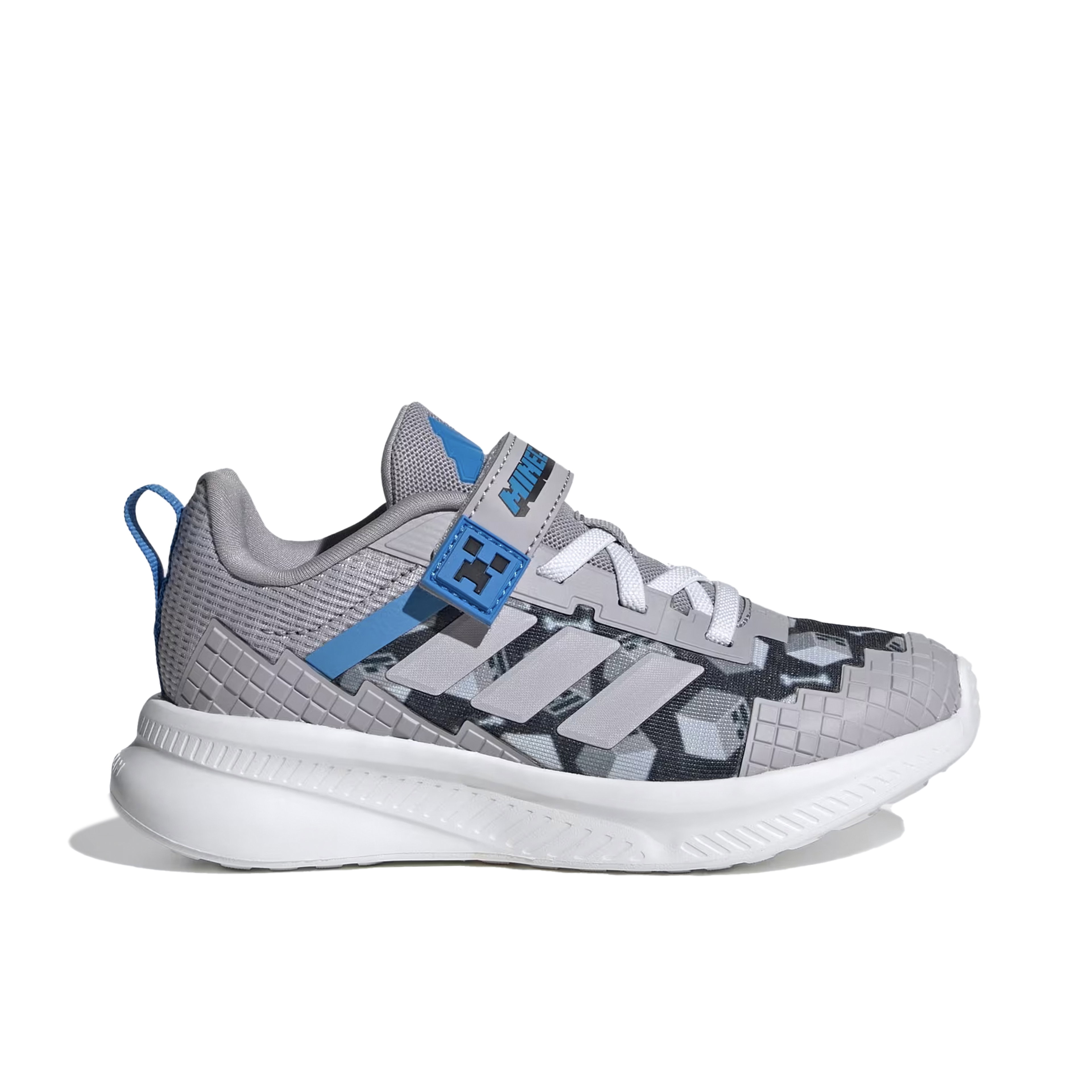 Adidas Fortarun 4.0 Minecraft Grey Lucid Ray Blue PS