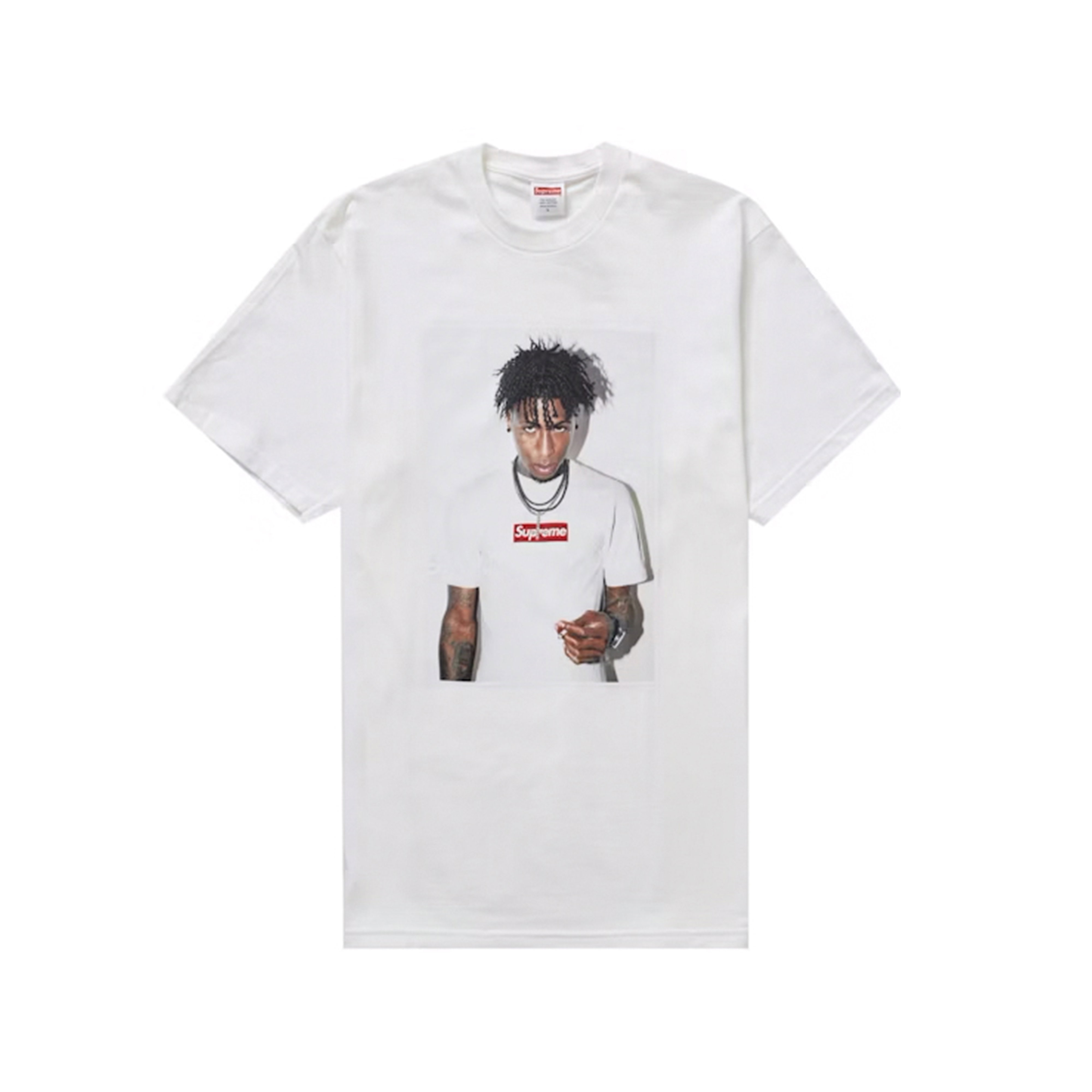 Supreme 迷彩 Tシャツ(Youngboy) Supreme NBA Youngboy Tee White | SUPREME-00082 | Laced