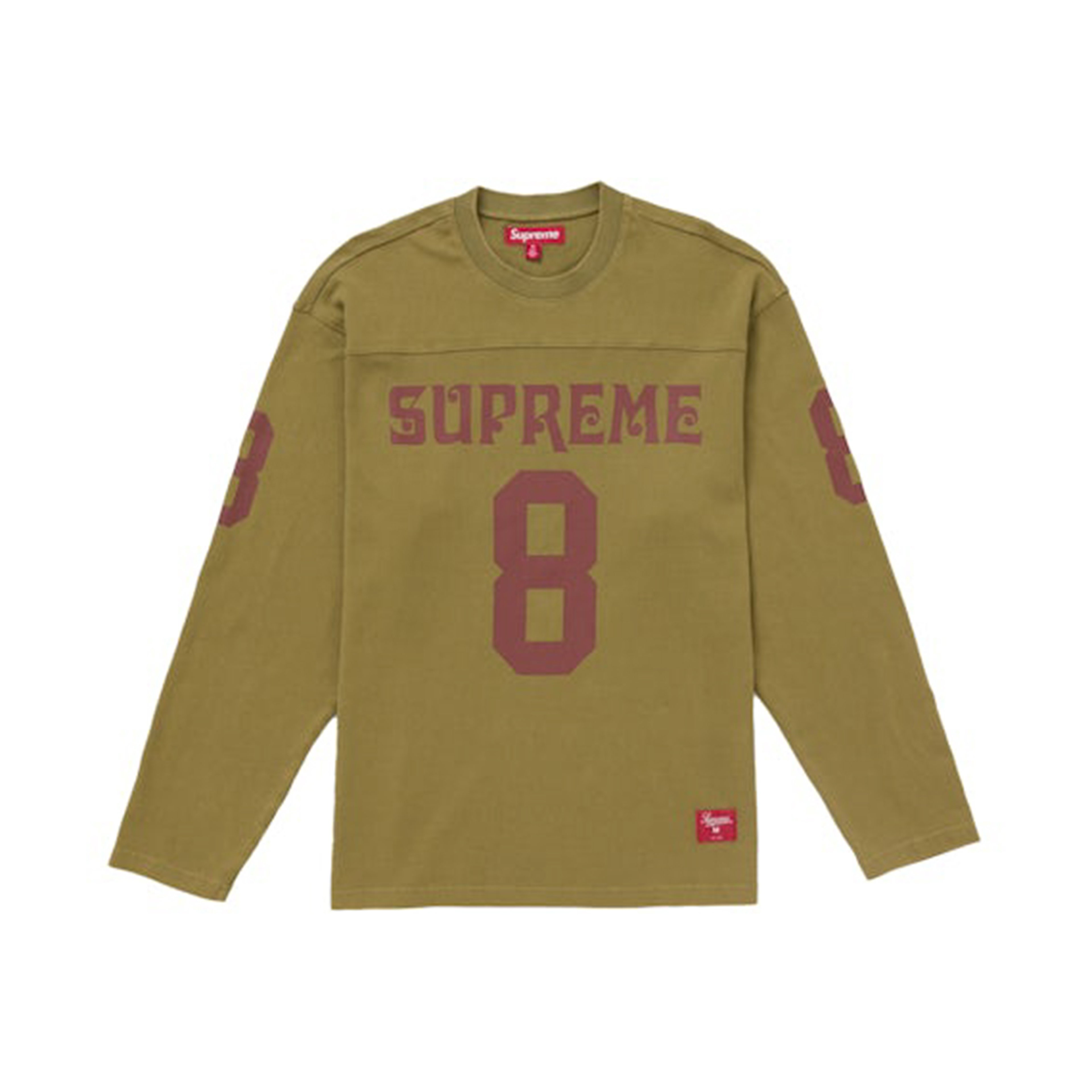 Supreme Affiliated L/S Football Top Light Olive