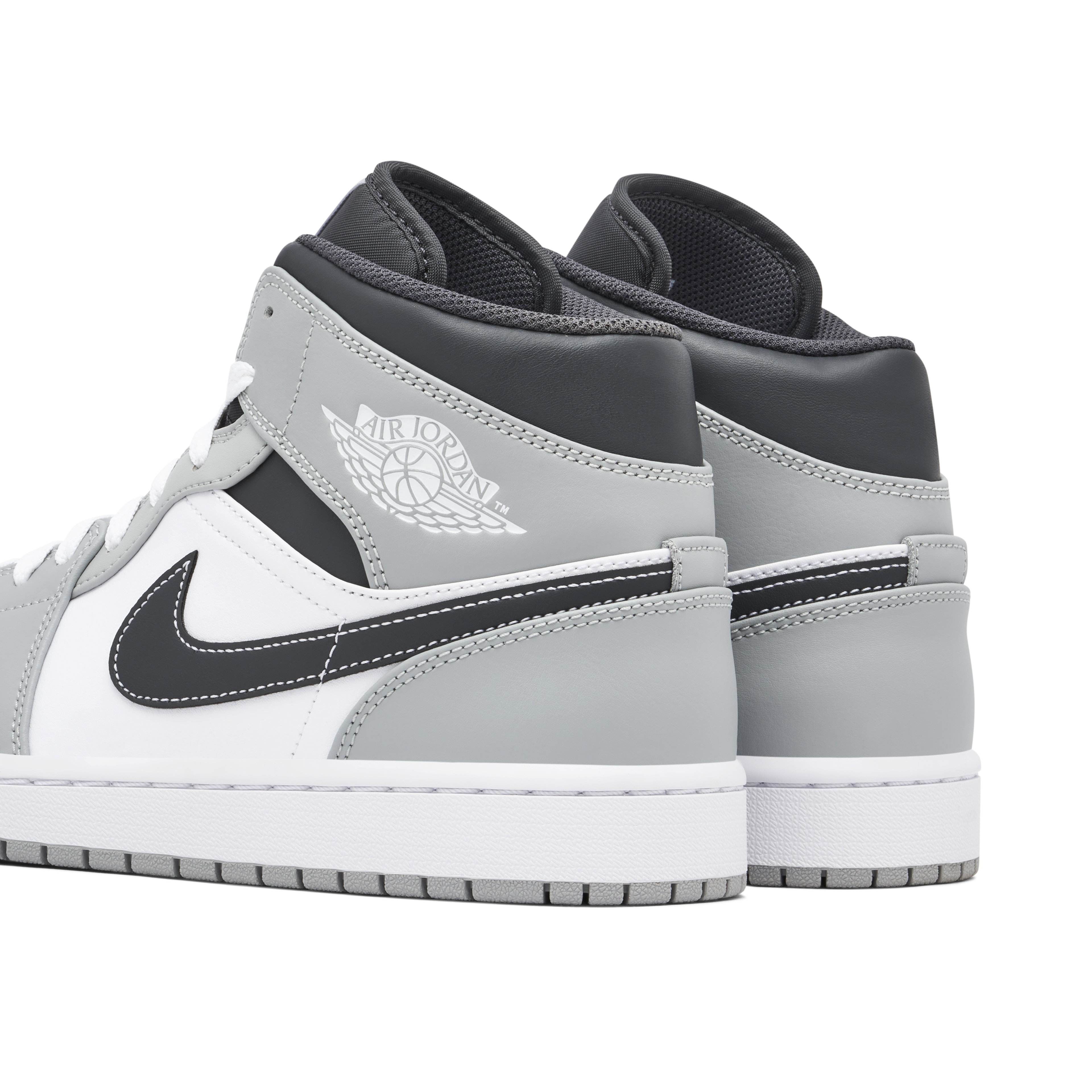 Air Jordan 1 Mid Smoke Grey Black