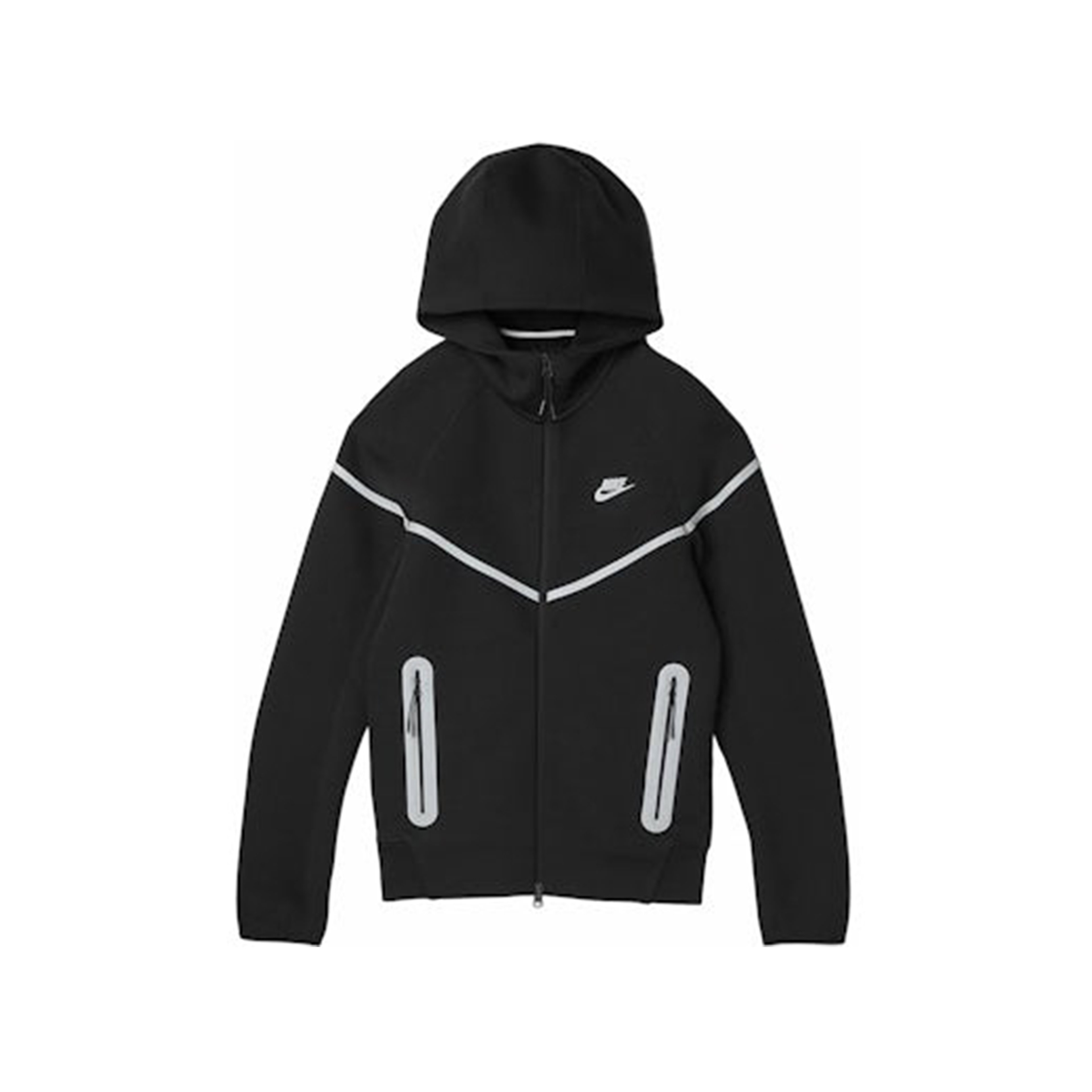 Nike Sportswear Tech Fleece Full Zip Windrunner Reflective Details Hoodie Black/Bemis Silver