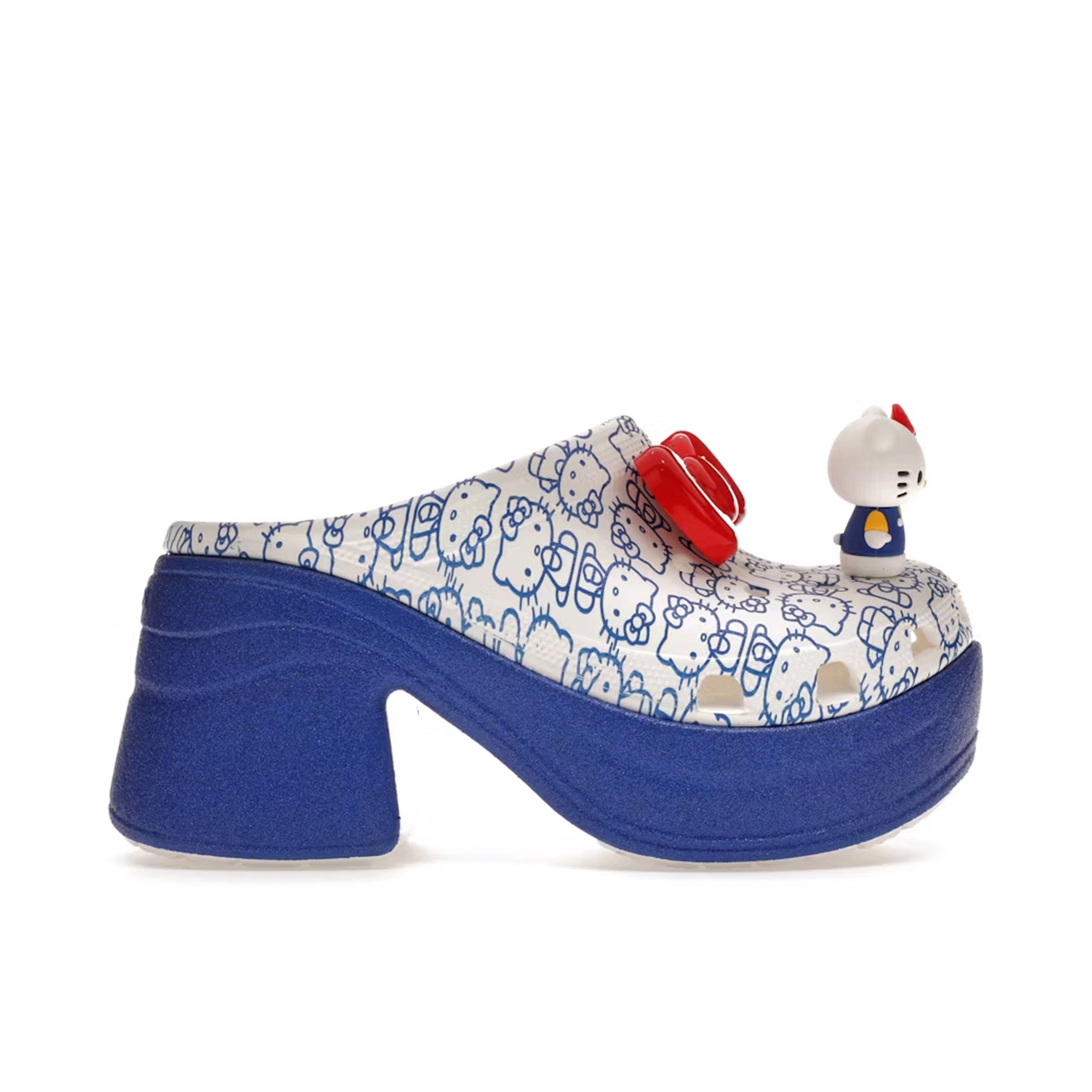 Crocs Siren Clog Hello Kitty 50th Anniversary Blue Glitter