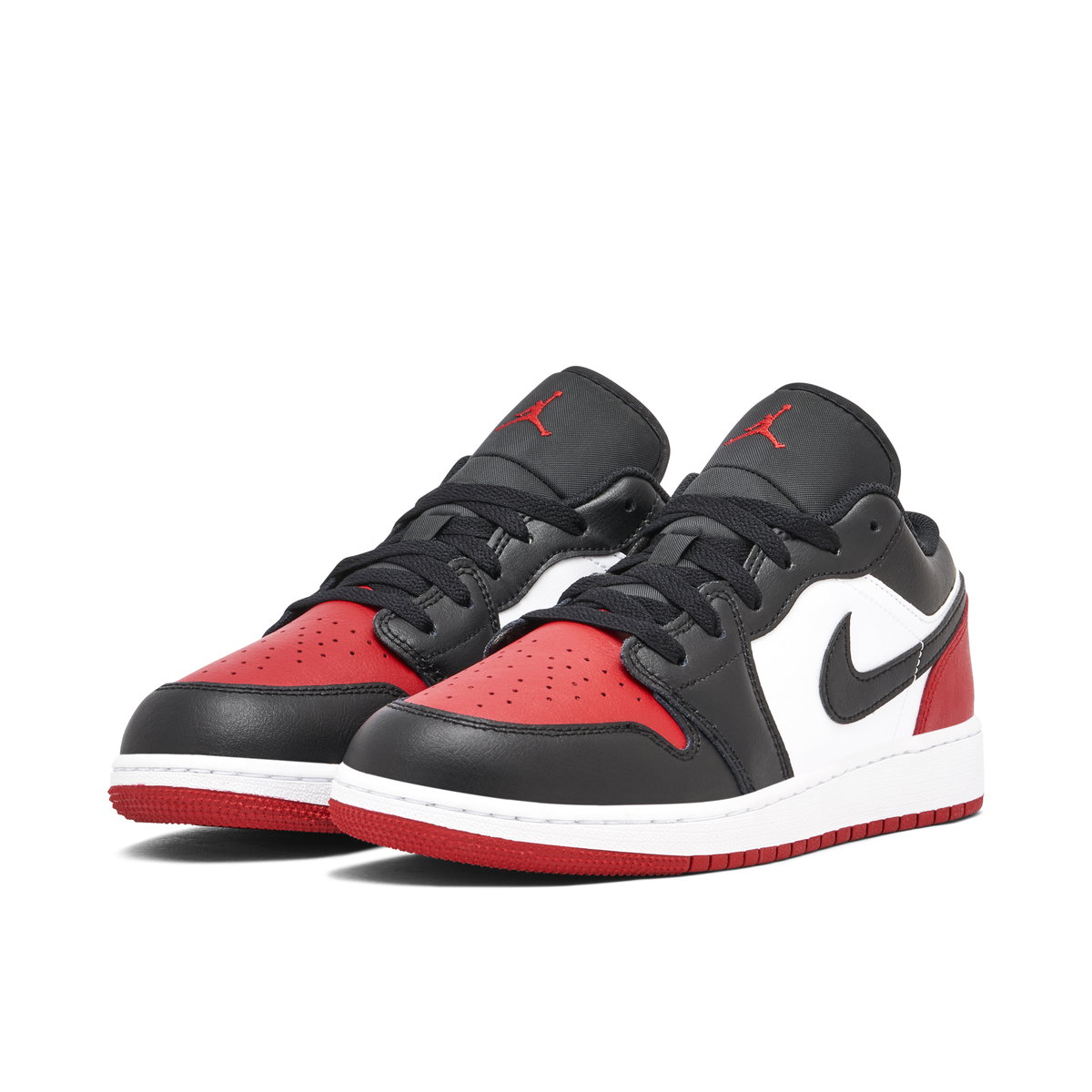 Jordan 1 Low Bred Toe 2.0 Sz 13M DS 553558-161 Air Jordan 1 Low Bred Toe 2.0 — Iconic Style — 553558-161  main image 3
