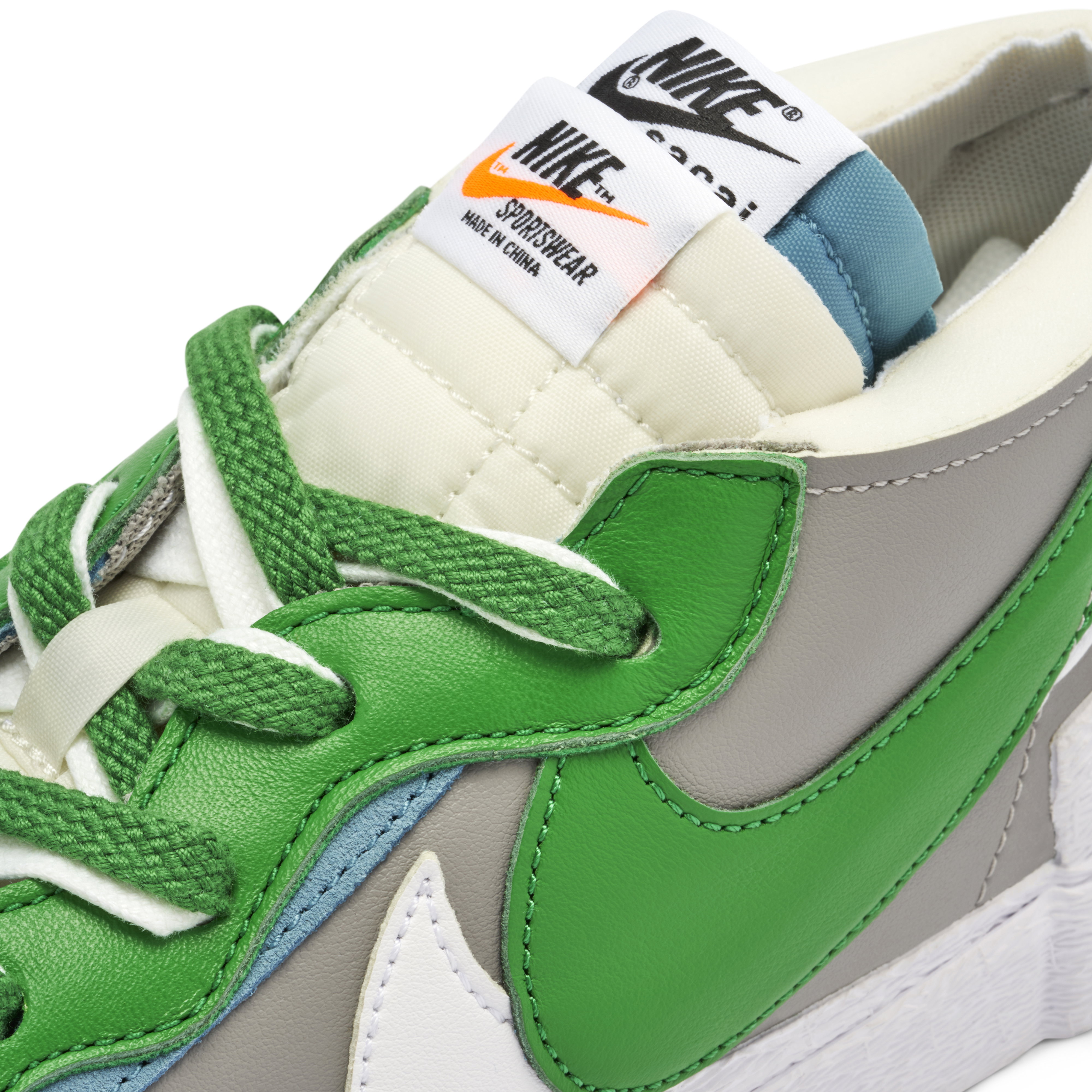 Sacai x Nike Blazer Low Classic Green | DD1877-001 | Laced