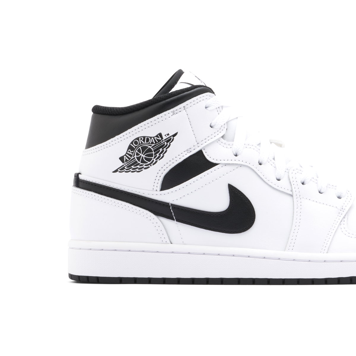 Air Jordan 1 Mid White Black | DQ8426-132 | Laced