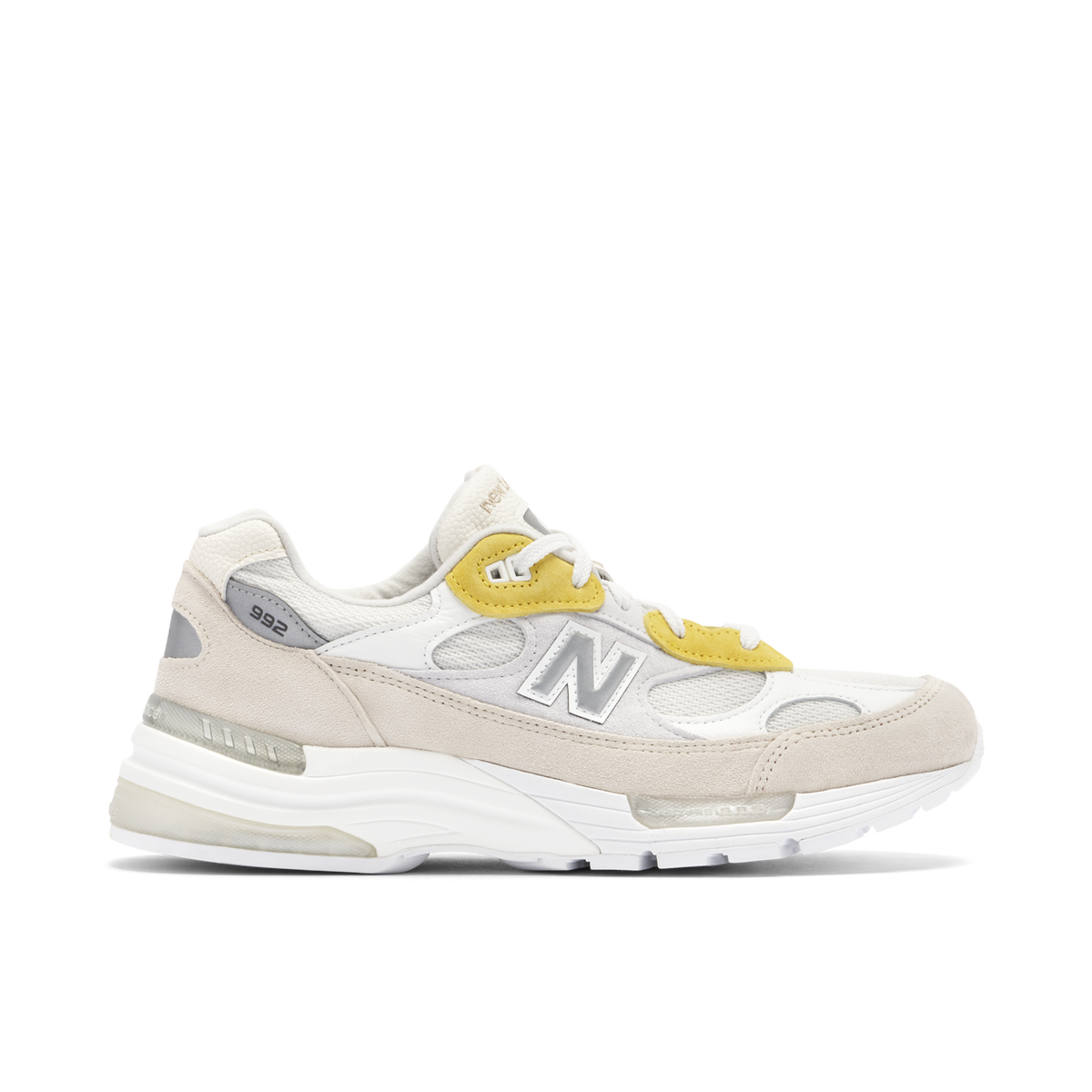 New Balance 992 x Paperboy Paris White Beige | M992PB1 | Laced