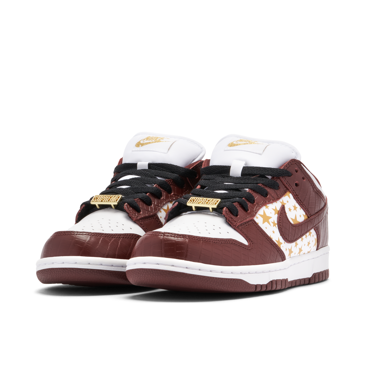 Supreme x Nike SB Dunk Low Stars Barkroot Brown | DH3228-103 | Laced