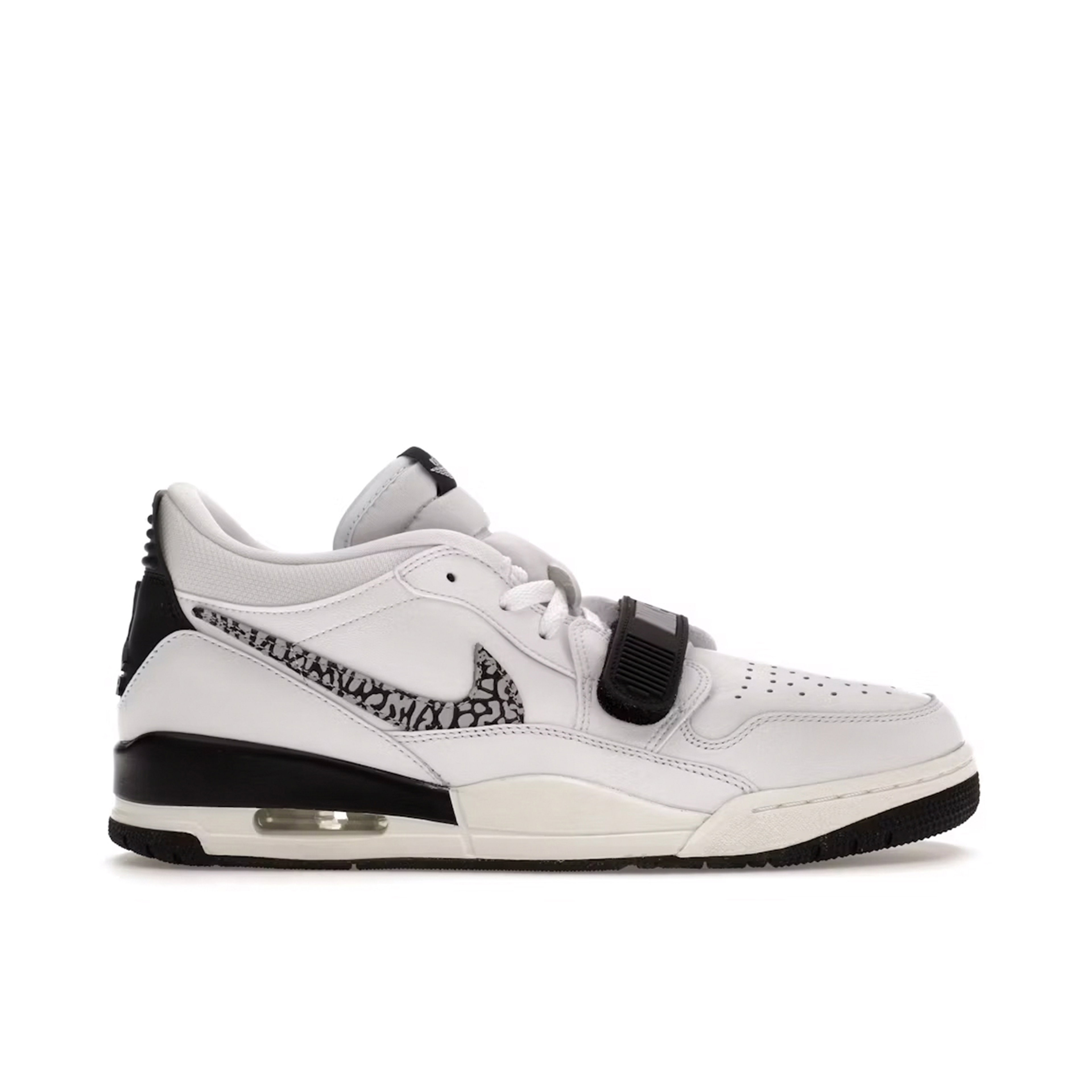 Air Jordan Legacy 312 Low White Black Elephant Swoosh