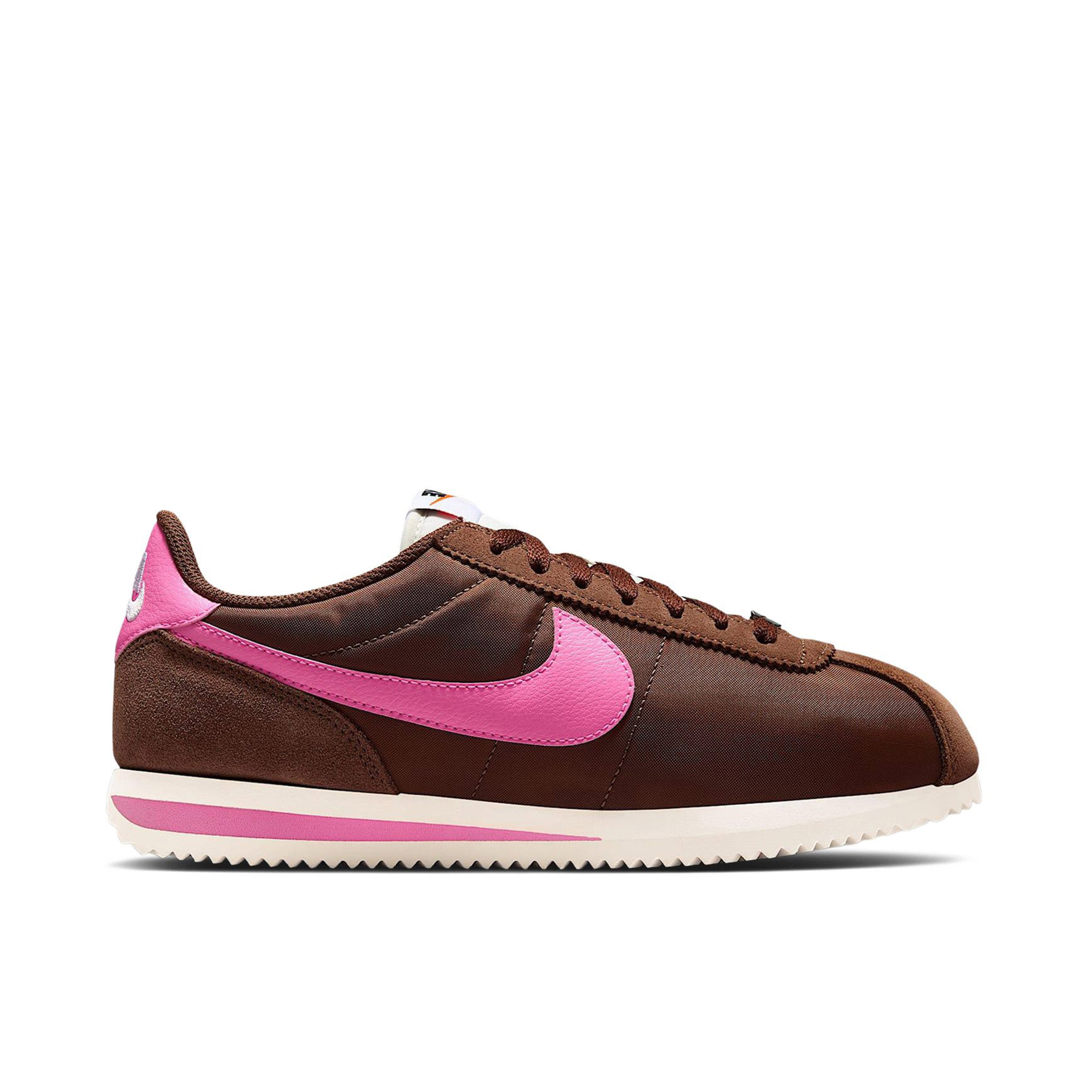 Nike Cortez Textile Fauna Brown Pink Spell Womens