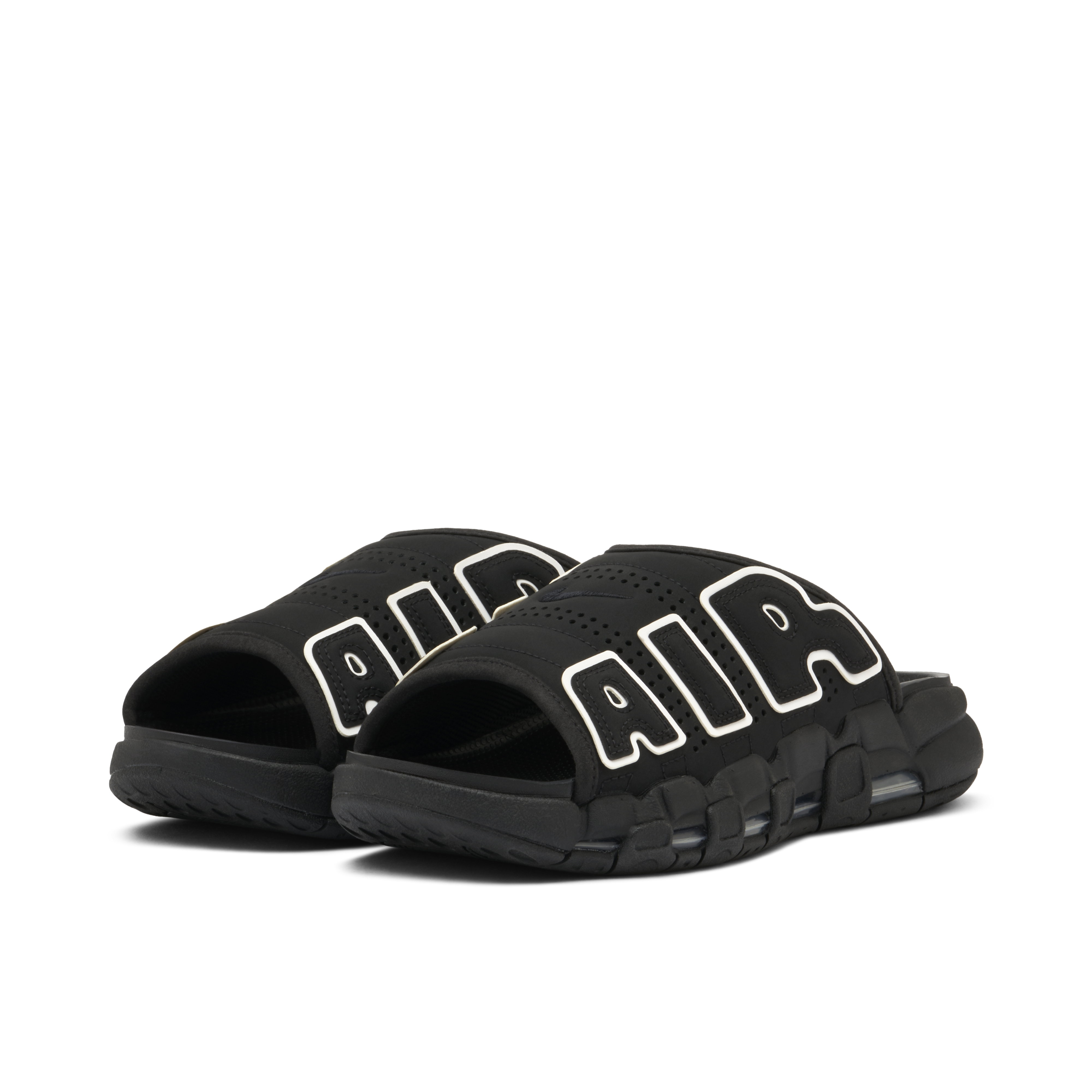 Nike Air More Uptempo Slide OG Black White | DV2137-001/DV2132-001