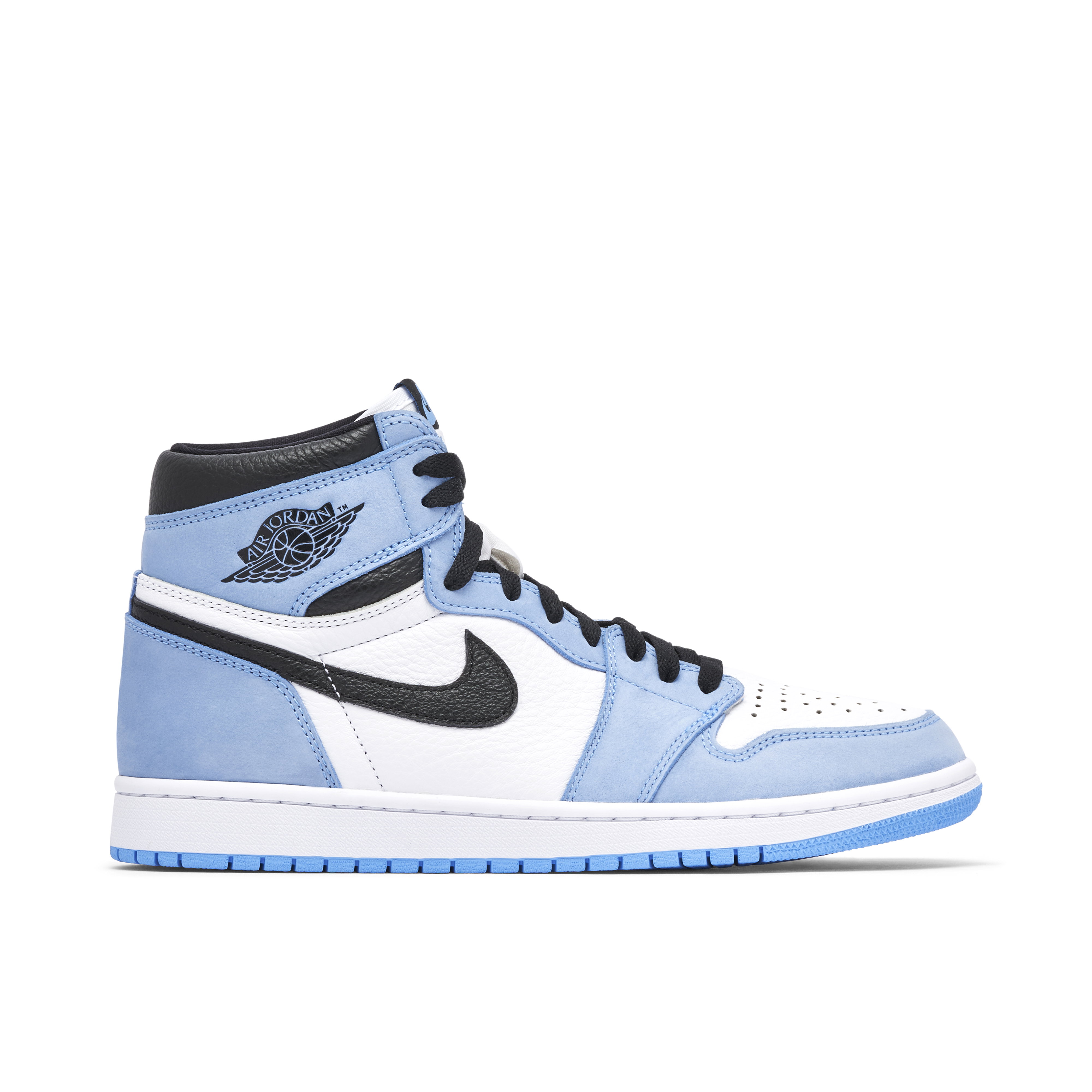 Air Jordan 1 Retro High White University Blue Black | 555088-134