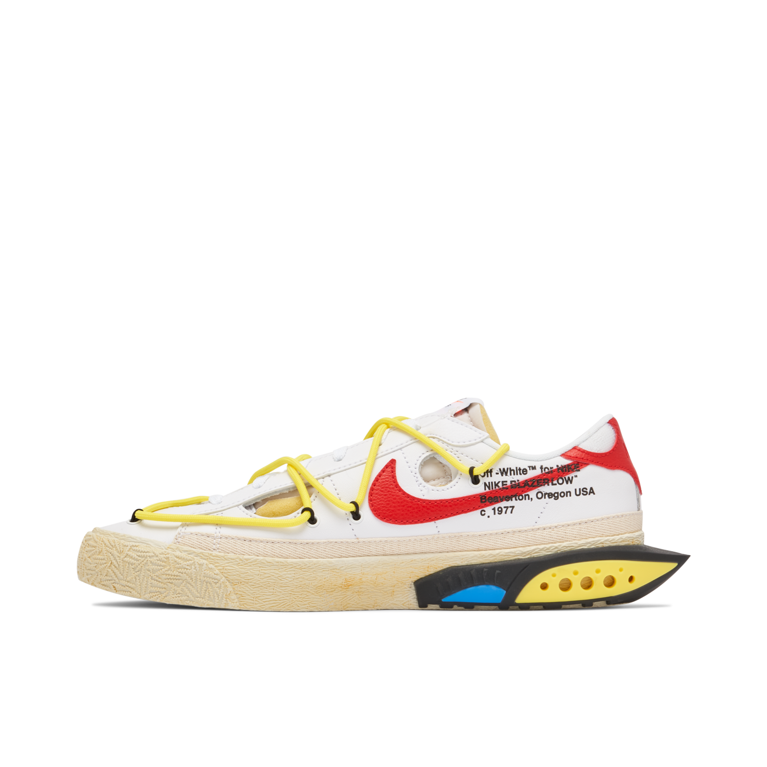 Off-White x Nike Blazer Low White University Red