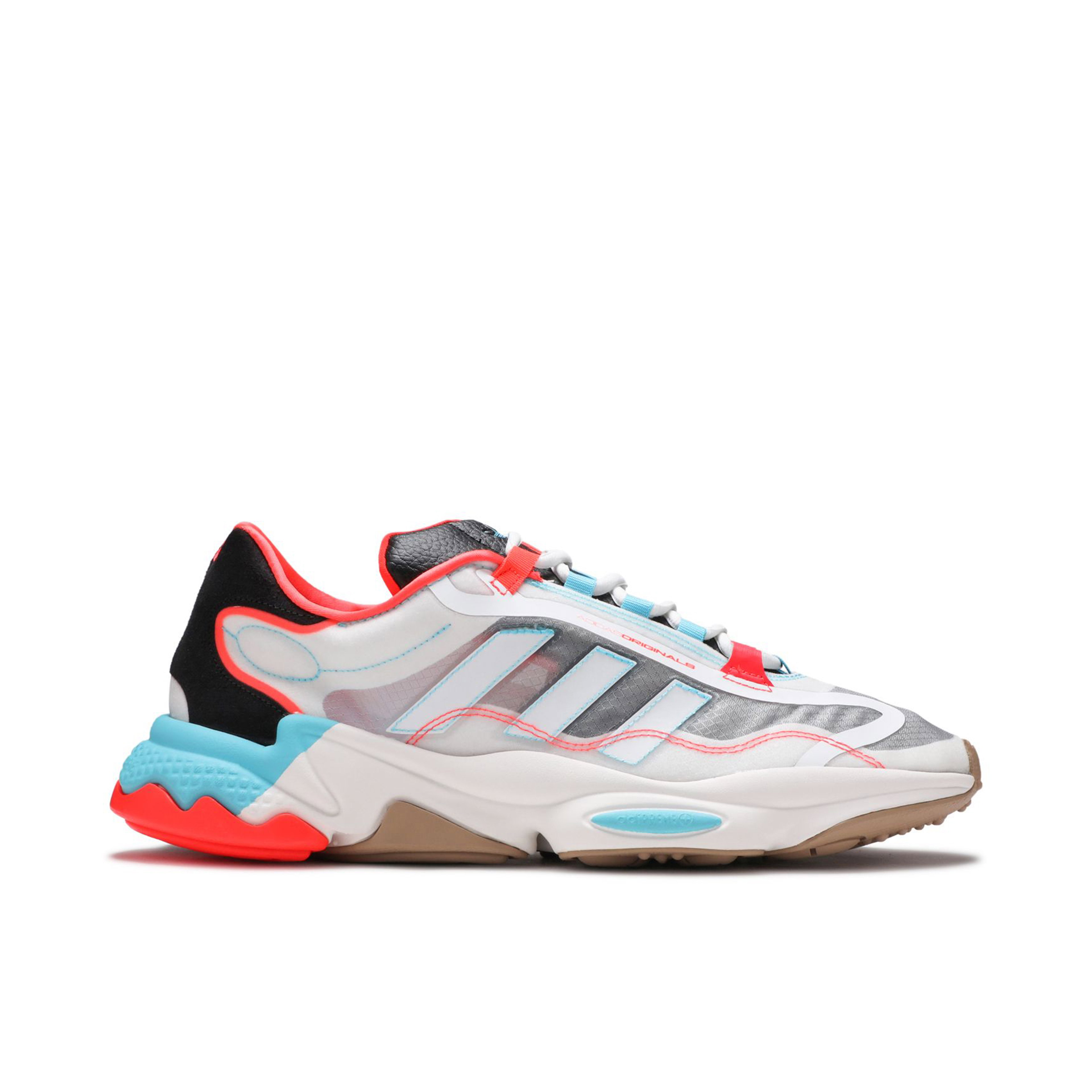Adidas Ozweego Pure Bright Cyan Solar Red