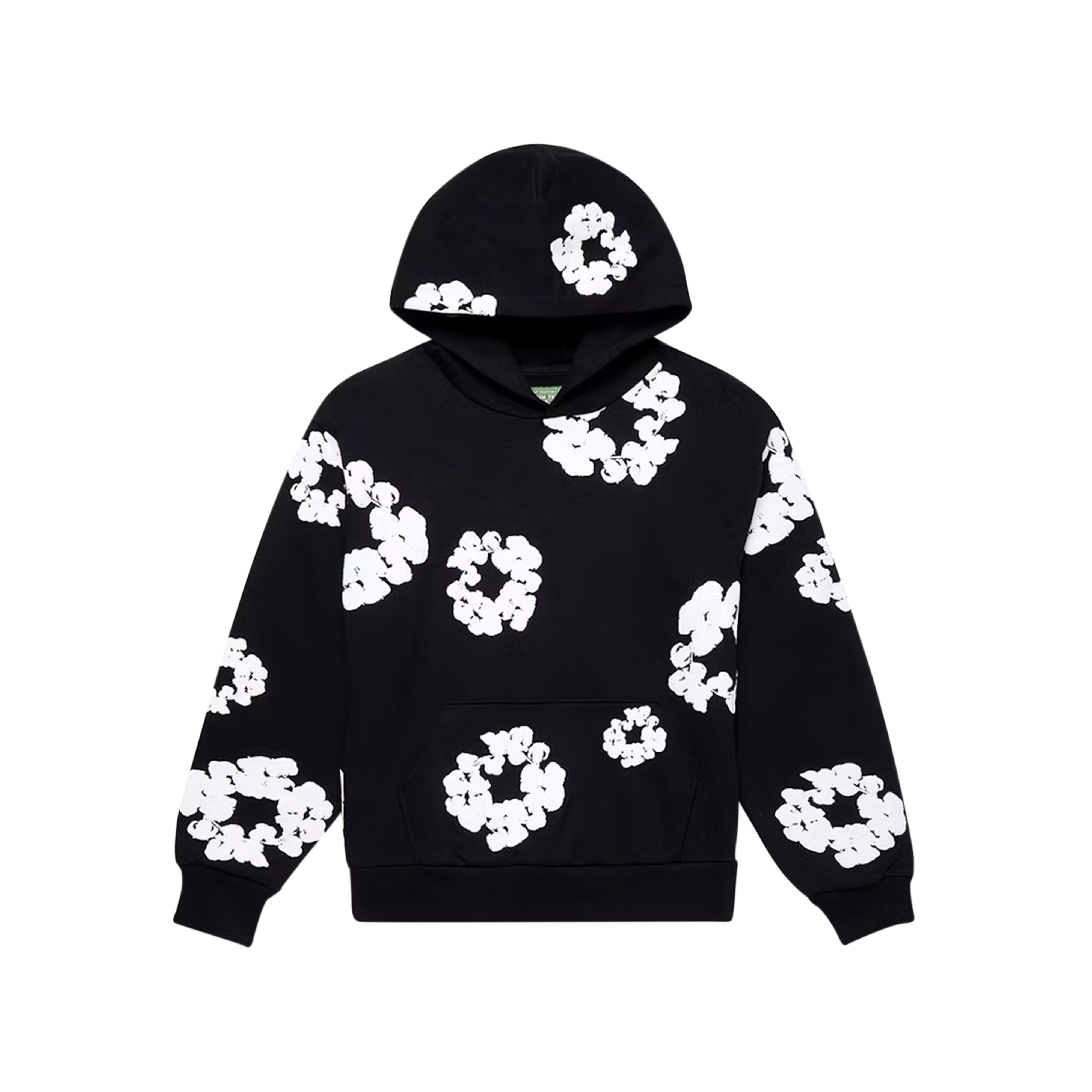 Denim Tears Cotton Wreath Hoodie Black Monochrome | DENIM-TEARS