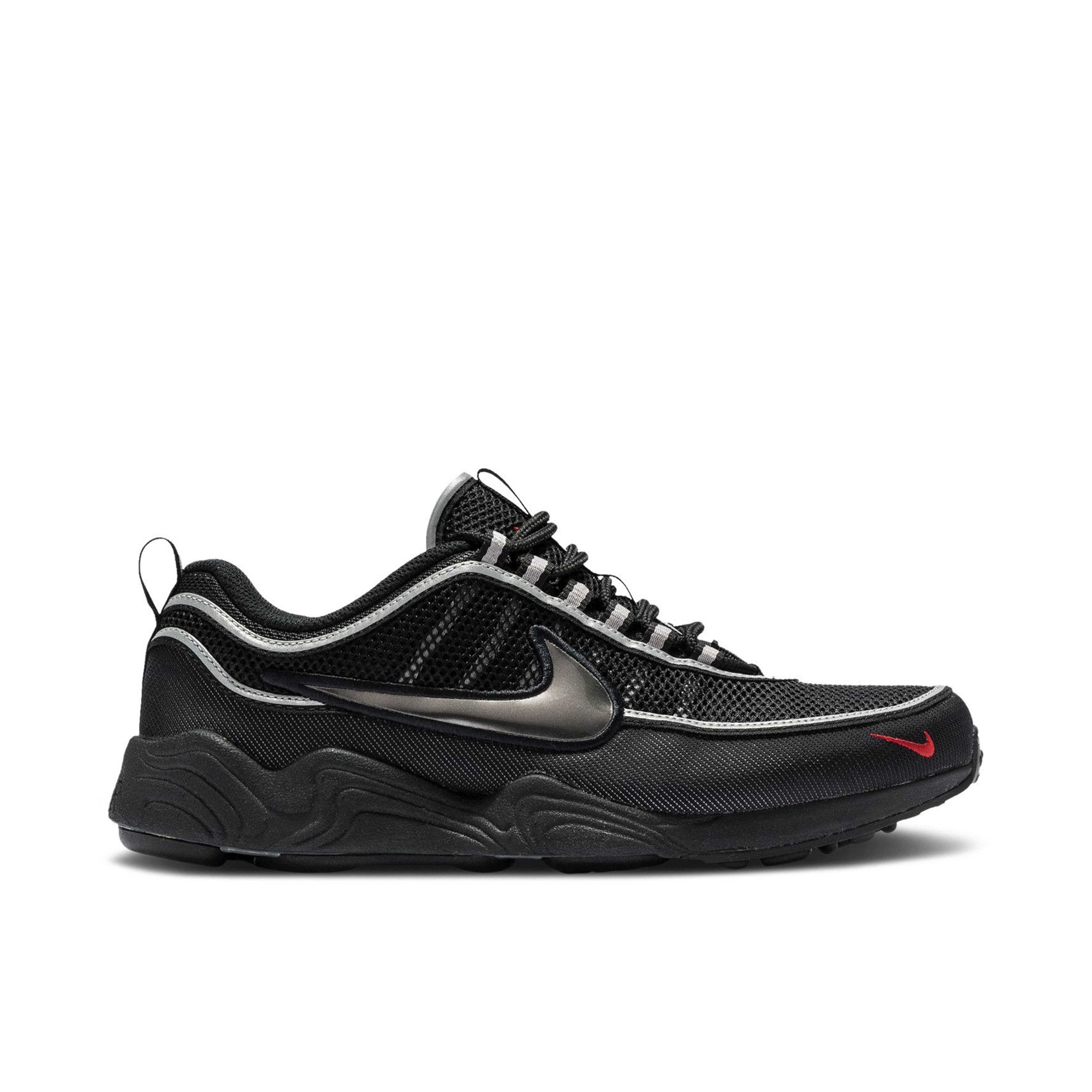 Nike Air Zoom Spiridon Black Metallic Silver