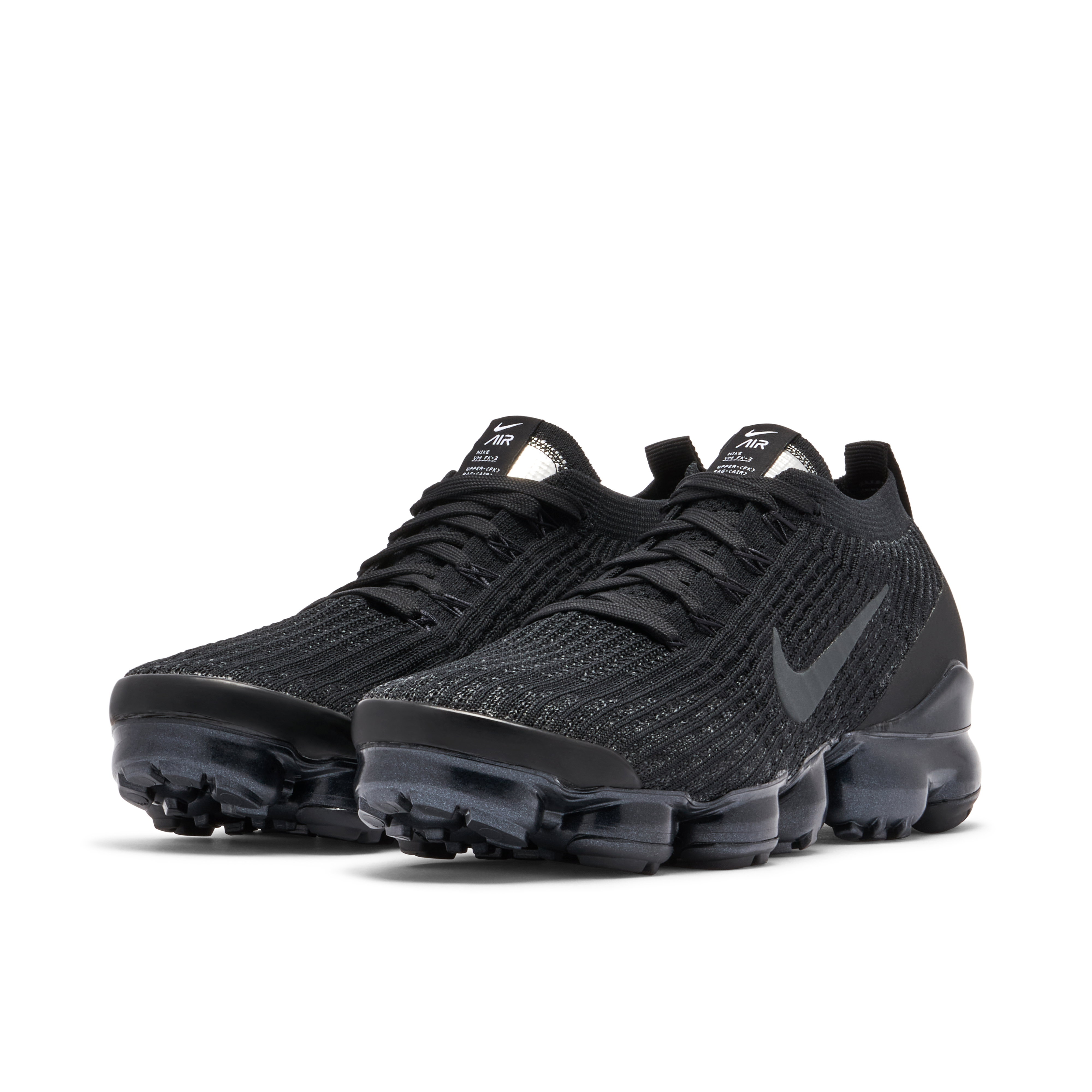 Nike Air VaporMax Flyknit 3.0 Triple Black | AJ6900-004 | Laced