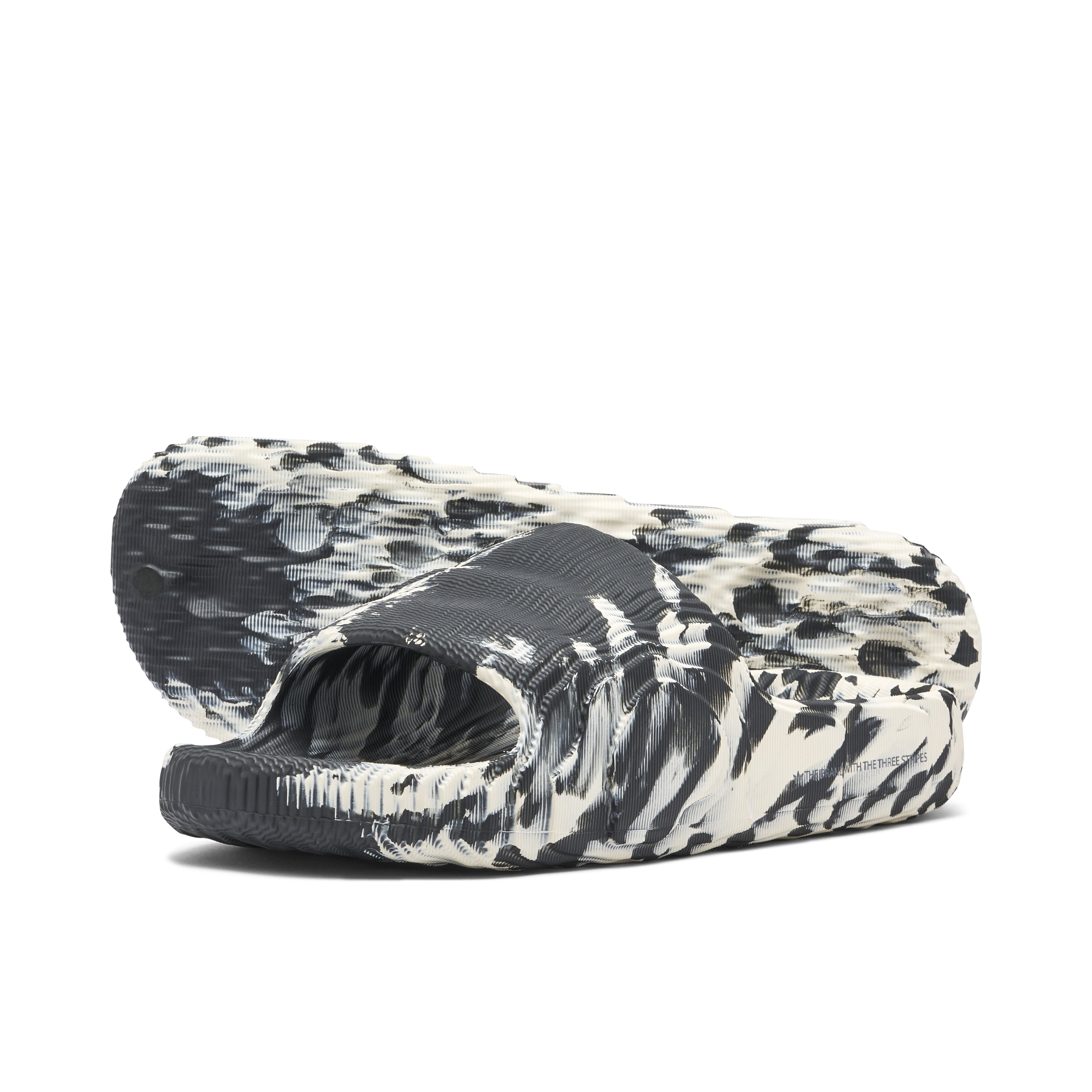 adidas Adilette 22 Slides Carbon Aluminium | GX6947 | Laced