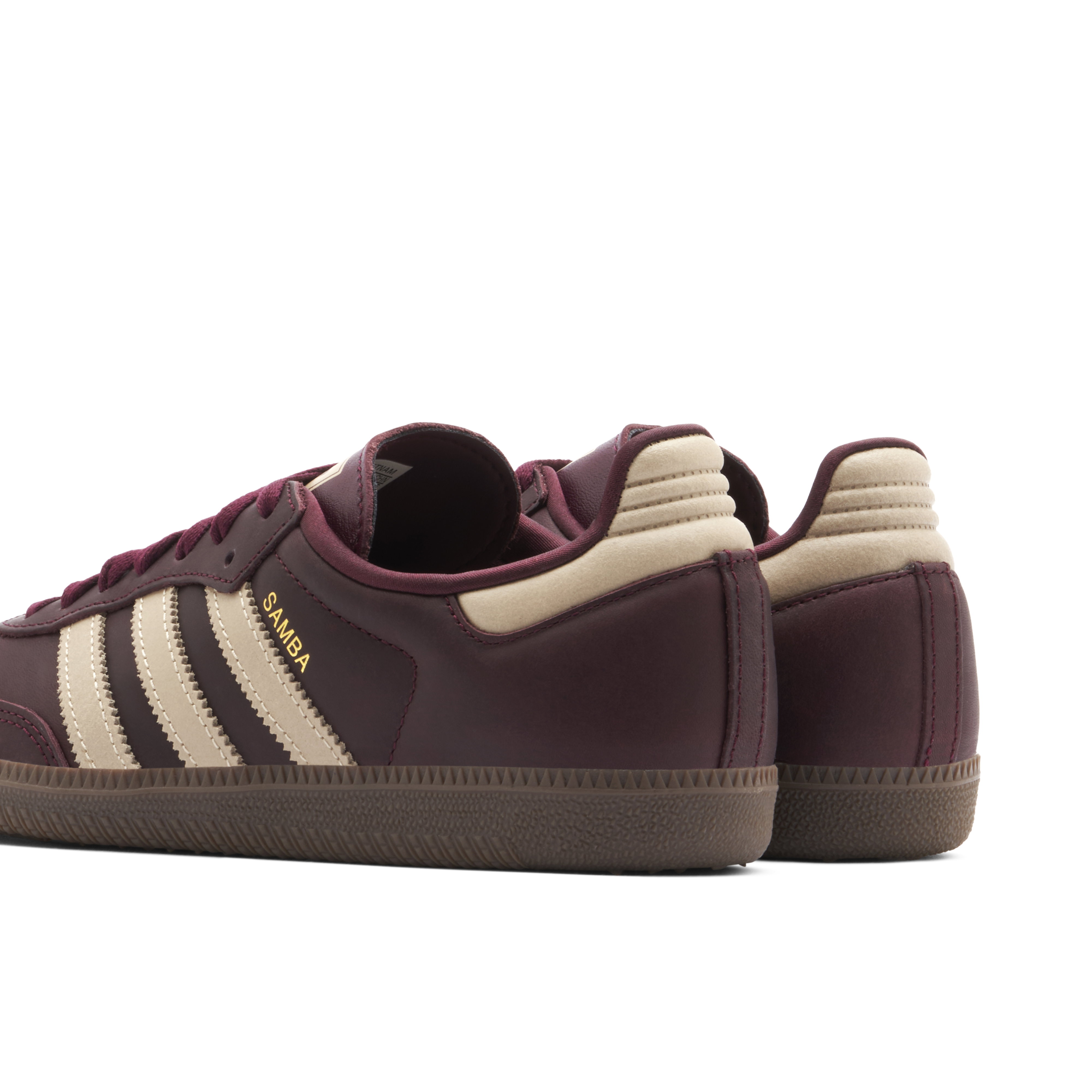 adidas samba OG IF7004 マルーン Adidas Samba OG Maroon Crystal Sand Womens | IF7004 | Laced