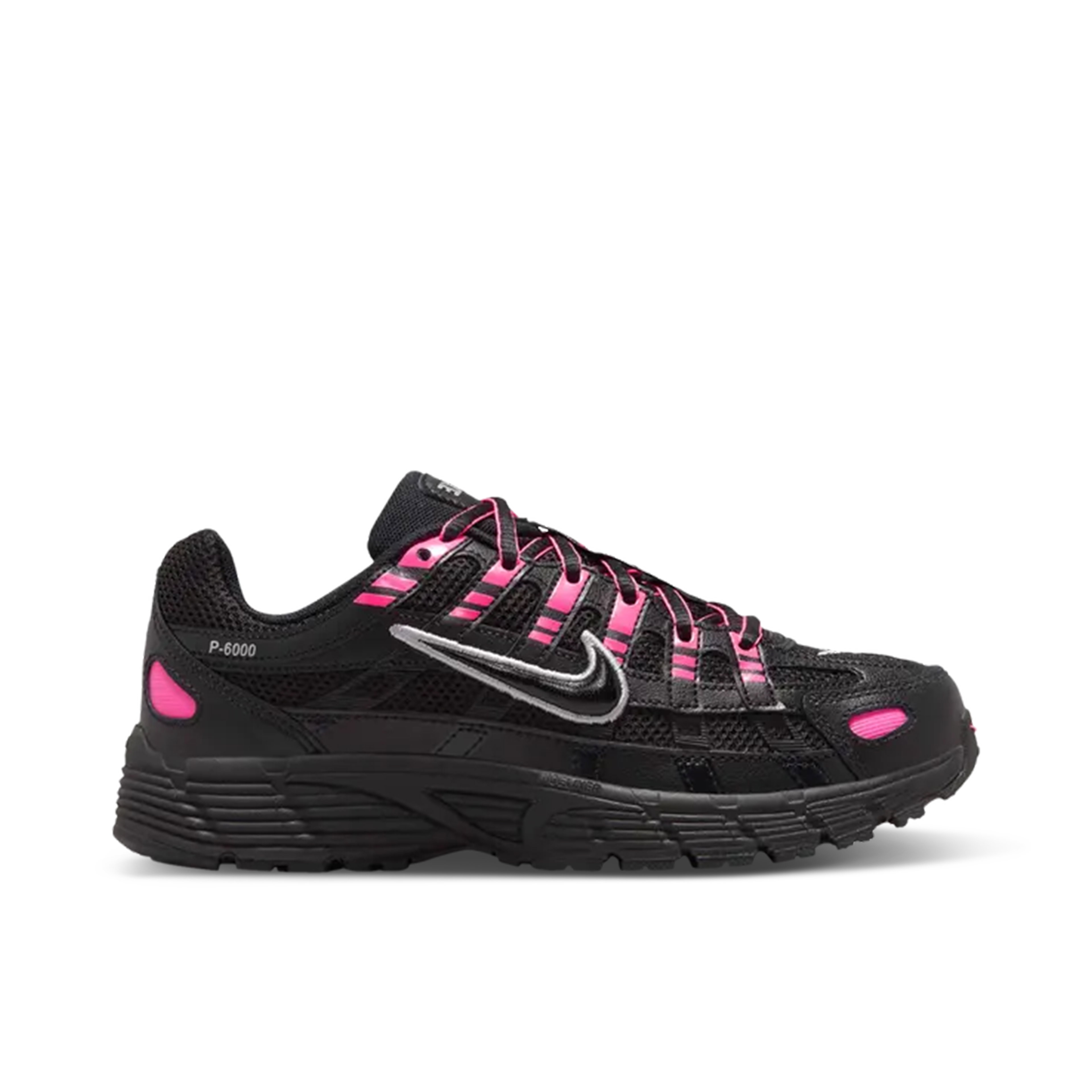 Nike P-6000 Pink Blast Metallic Silver Black GS