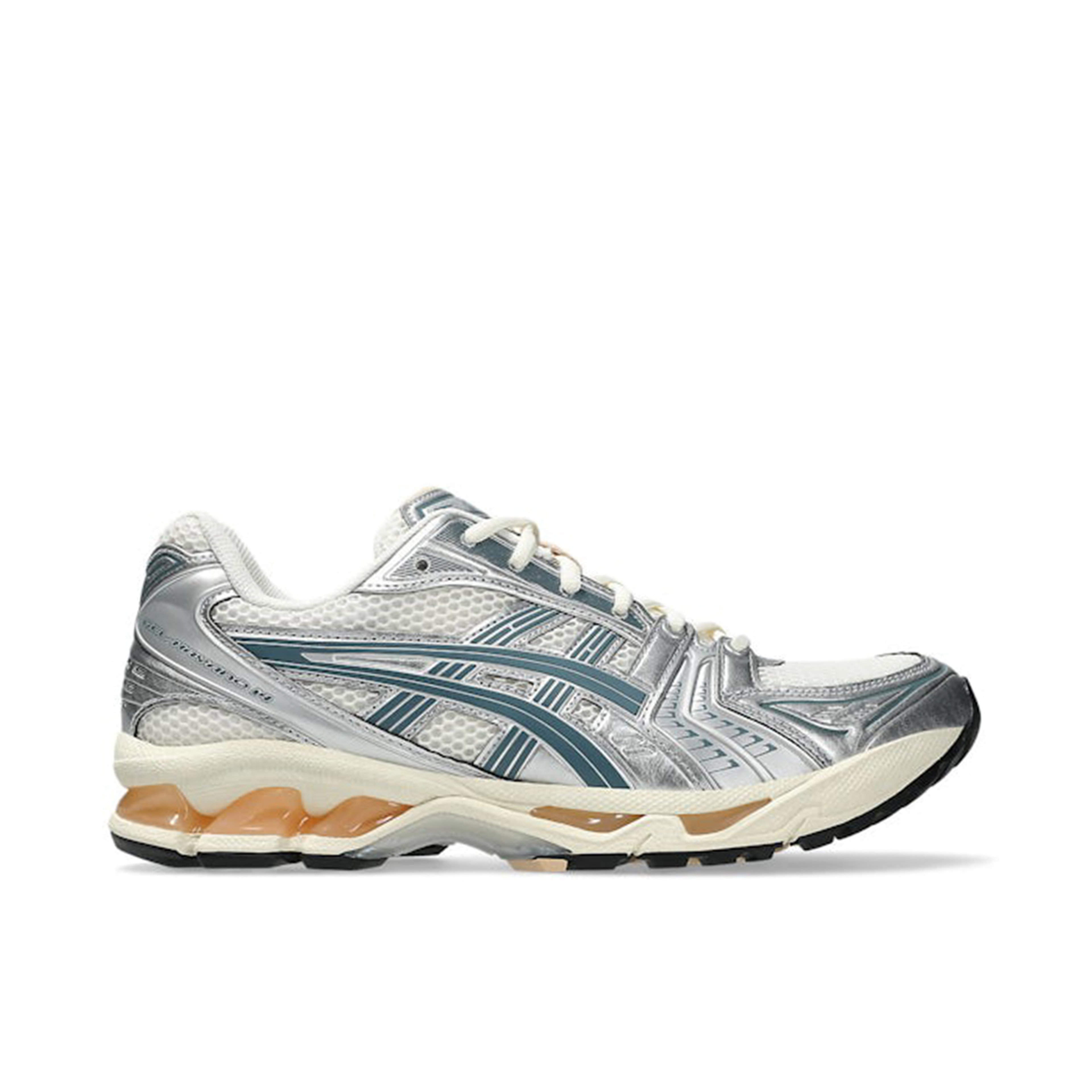 ASICS Gel-Kayano 14 Birch Pure Silver Teal Gold