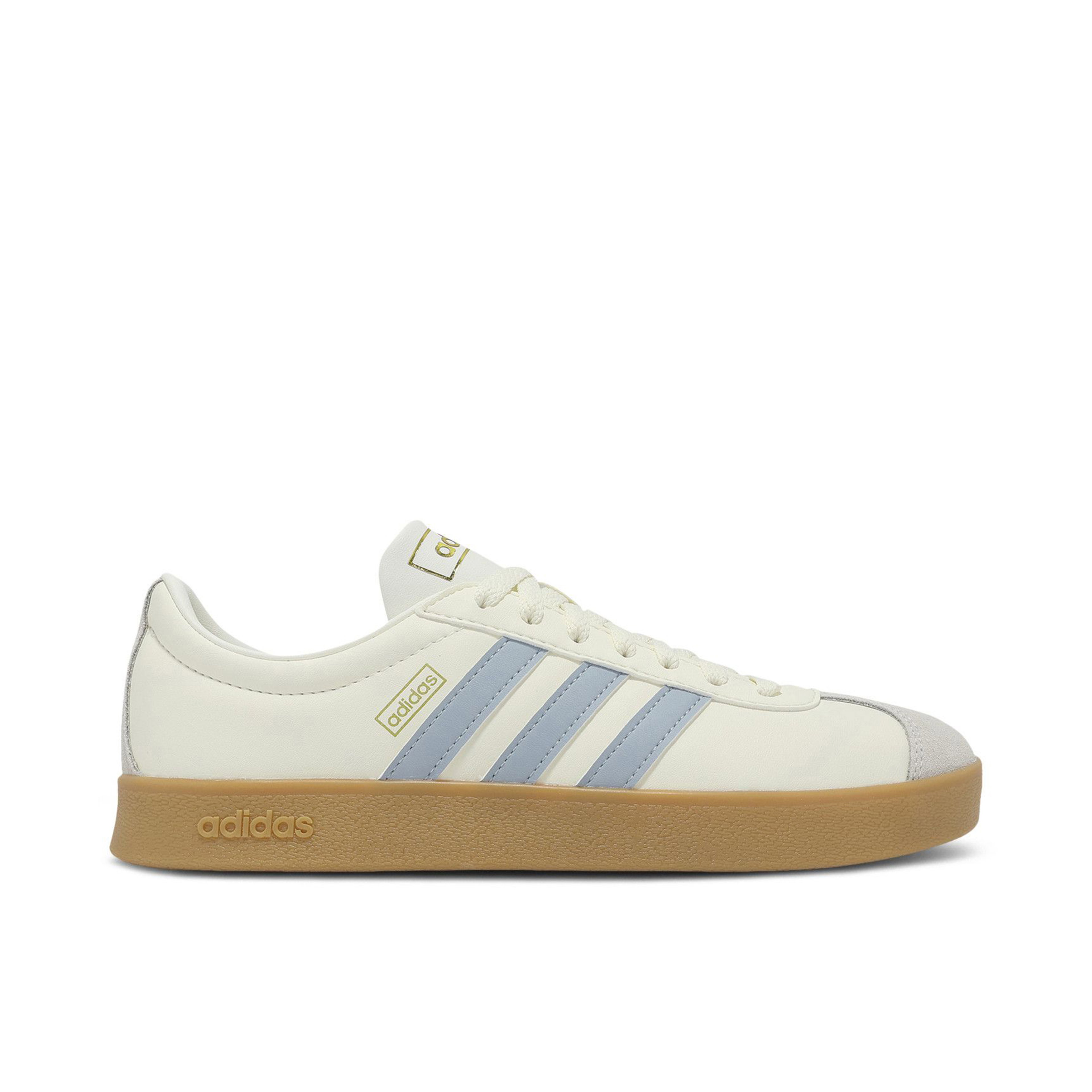 Adidas VL Court Classic Off White Wonder Blue Gold Metallic