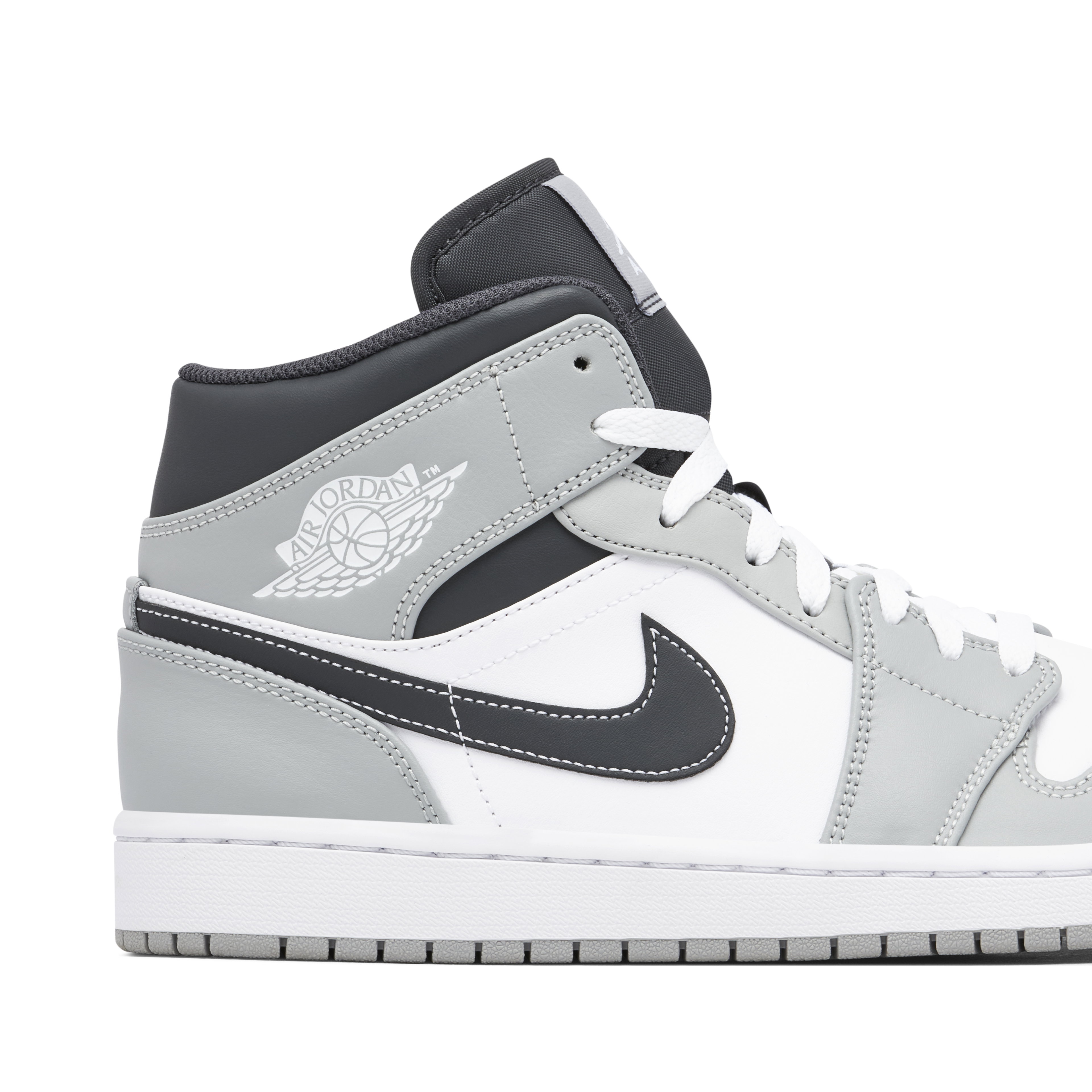 Air Jordan 1 Mid Smoke Grey Black