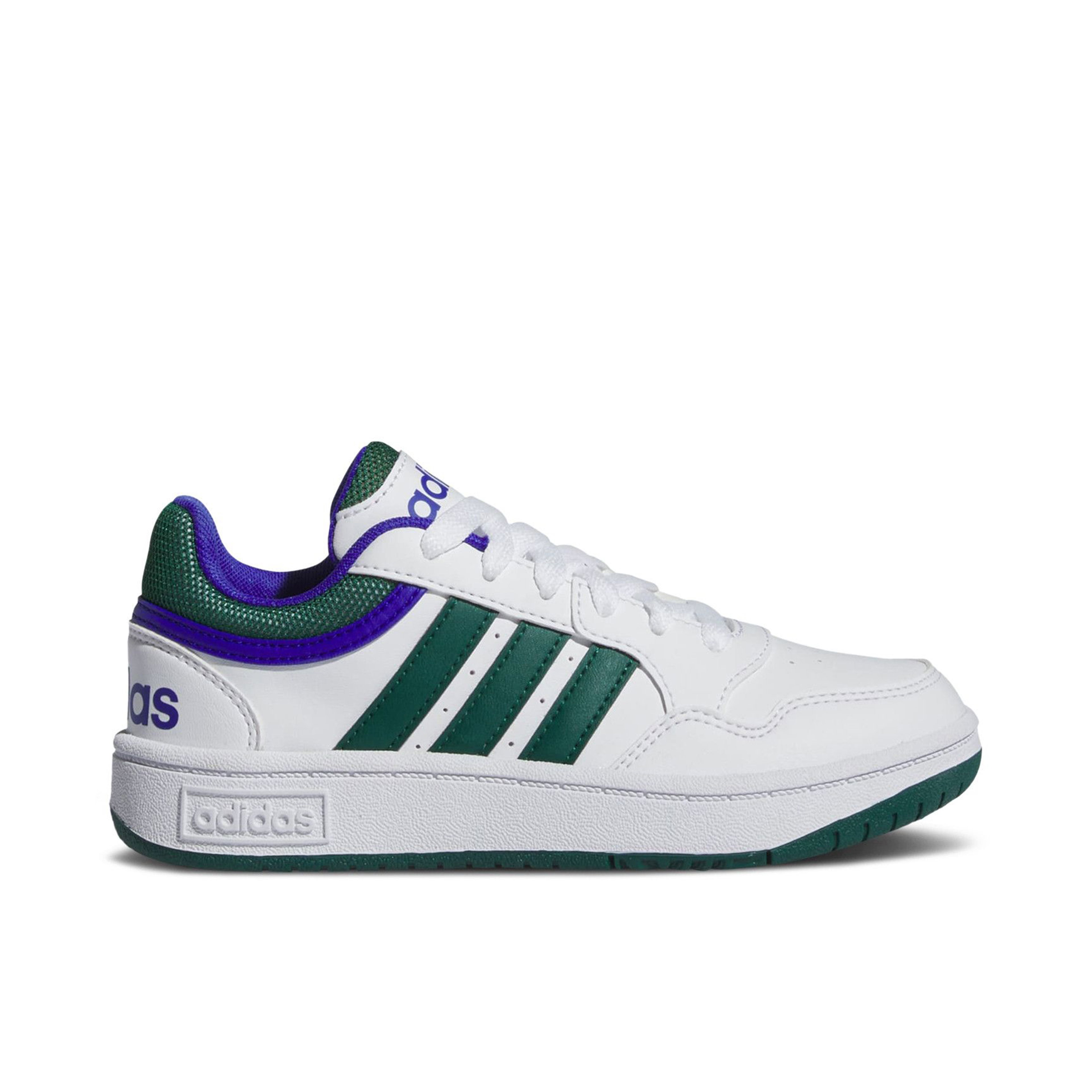Adidas Hoops Cloud White Collegiate Green Lions Blue GS