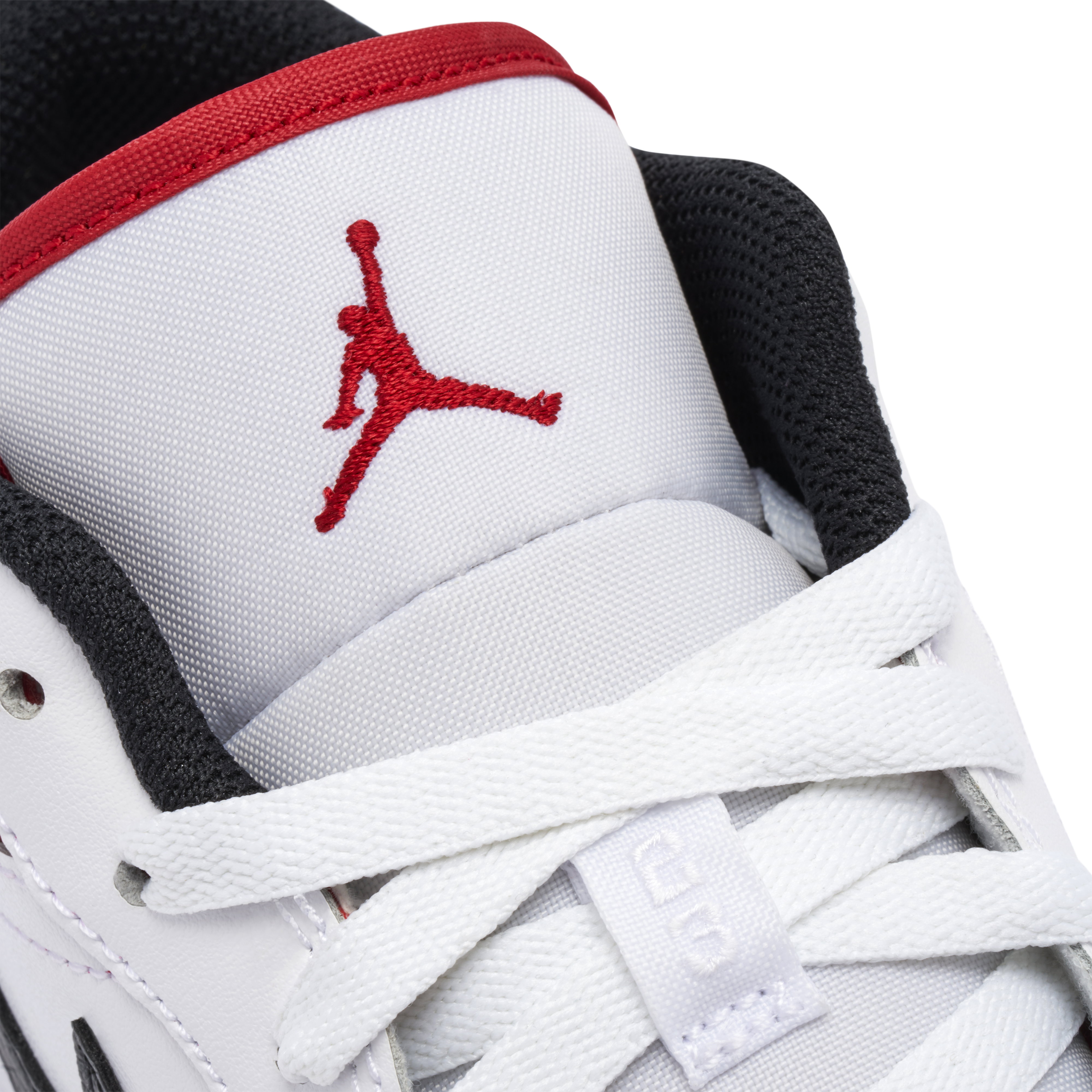 Air Jordan 1 Low White Gym Red GS | 553560-118 | Laced