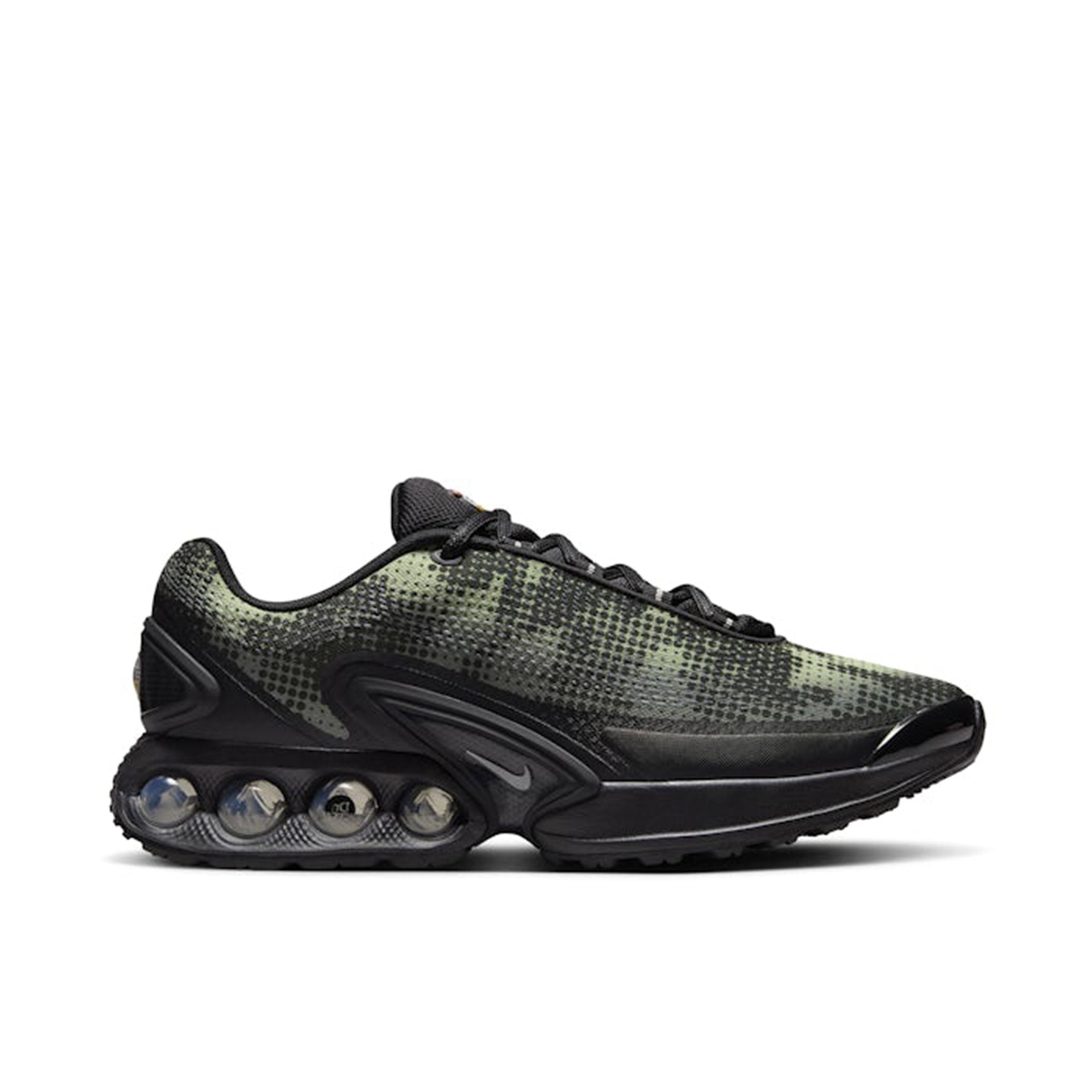Nike Air Max Dn Black Olive Aura Medium Olive Metallic Silver