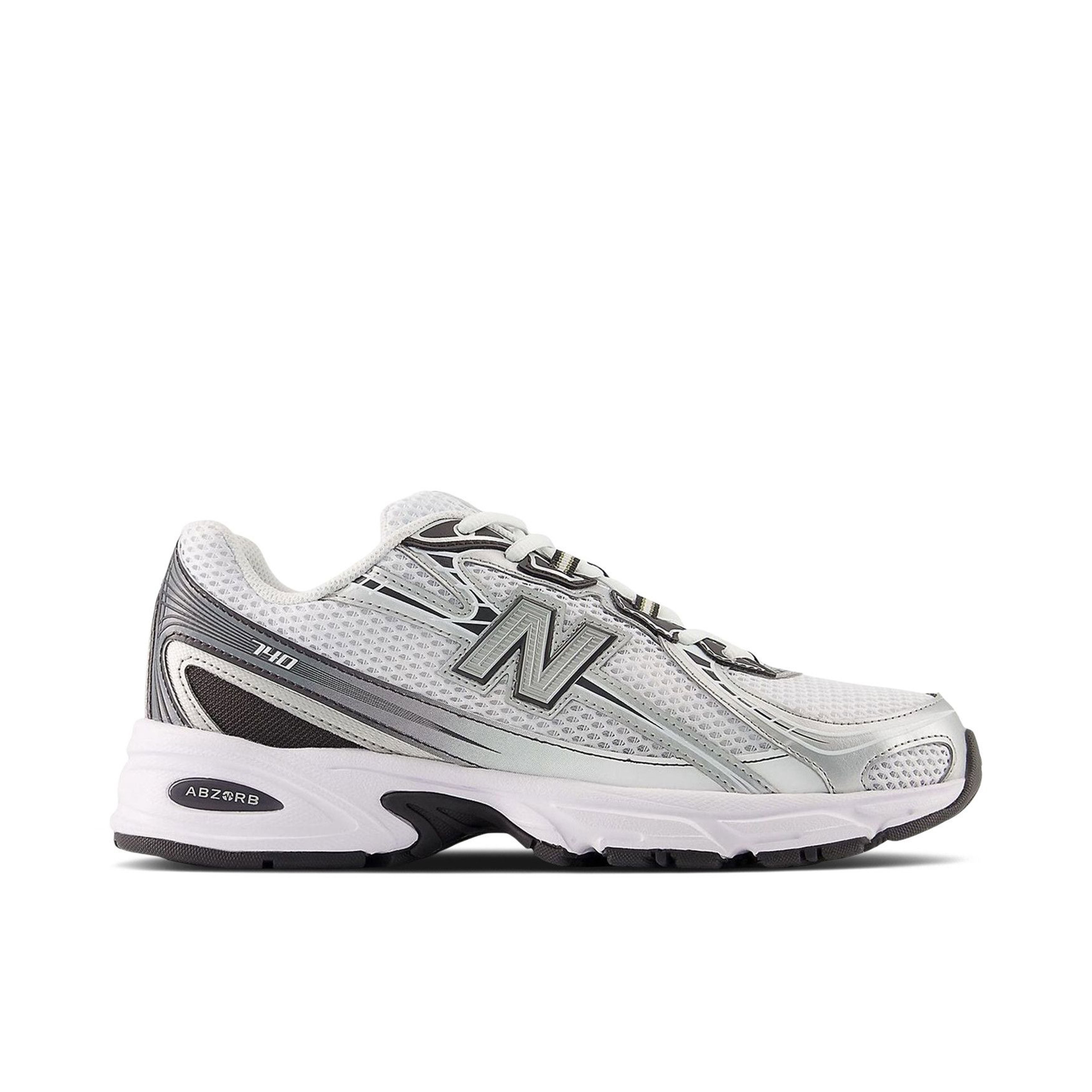 New Balance 740 White Metallic Silver Black