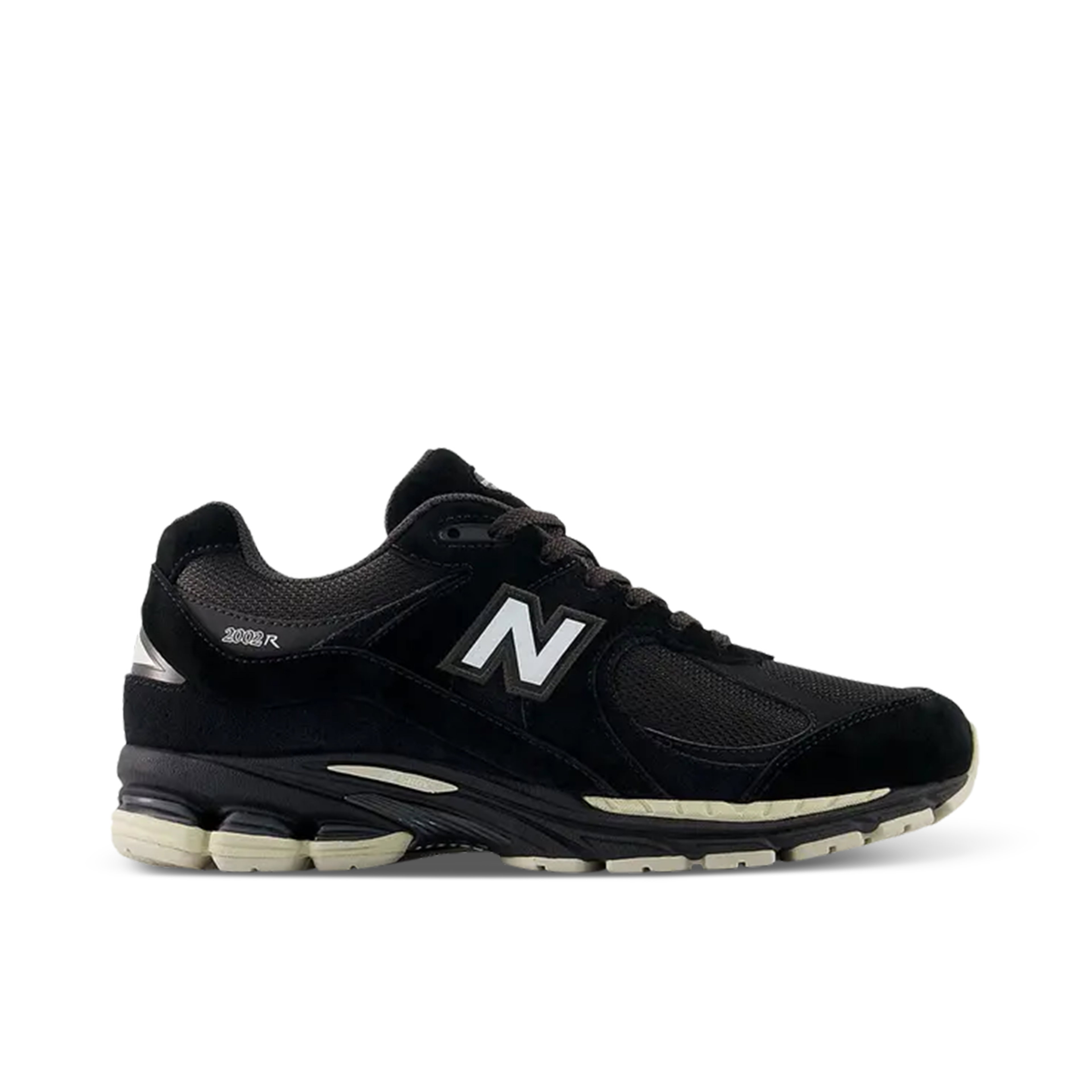 New Balance 2002R Black Timber Wolf White