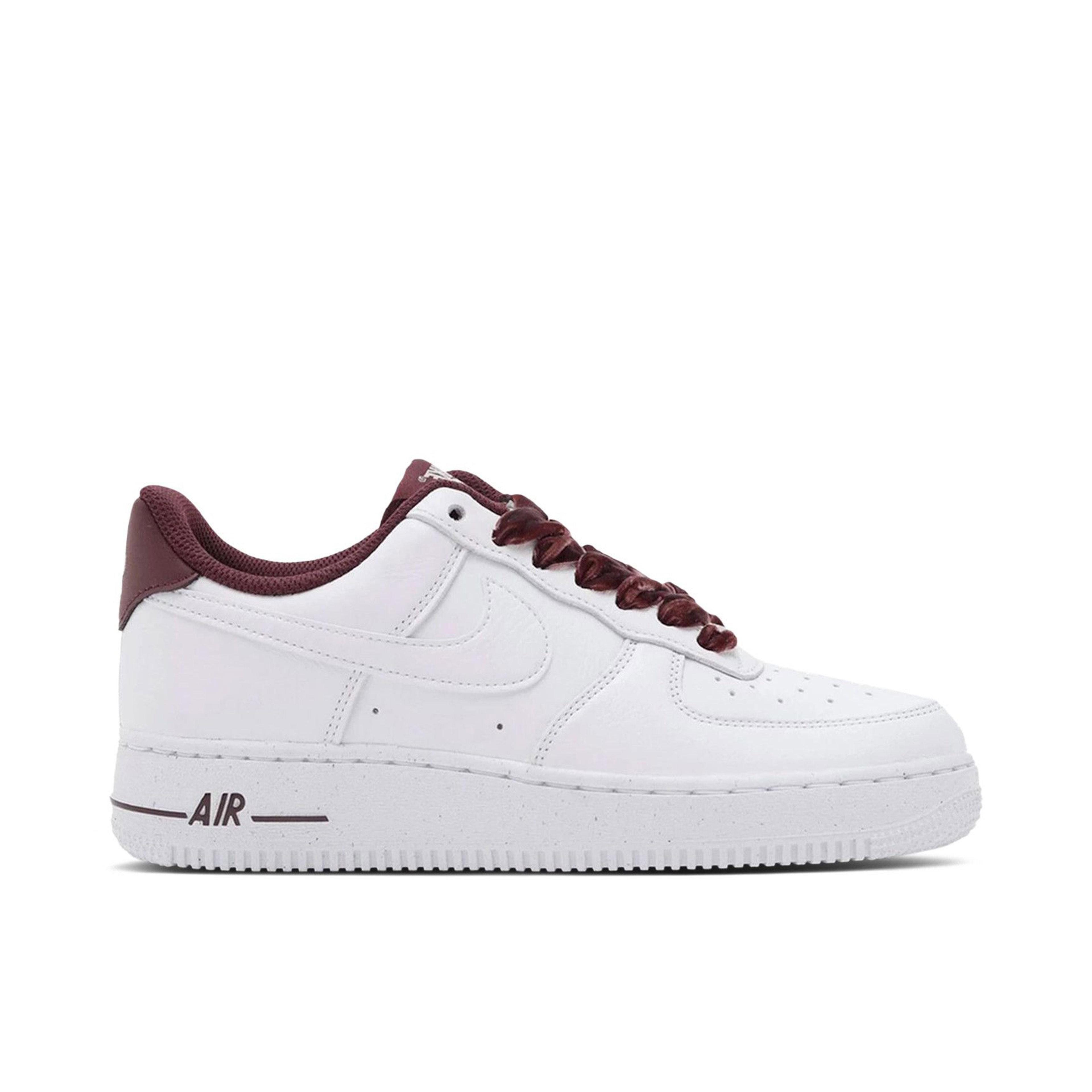 Nike Air Force 1 Low '07 Vintage White Burgundy Crush Womens