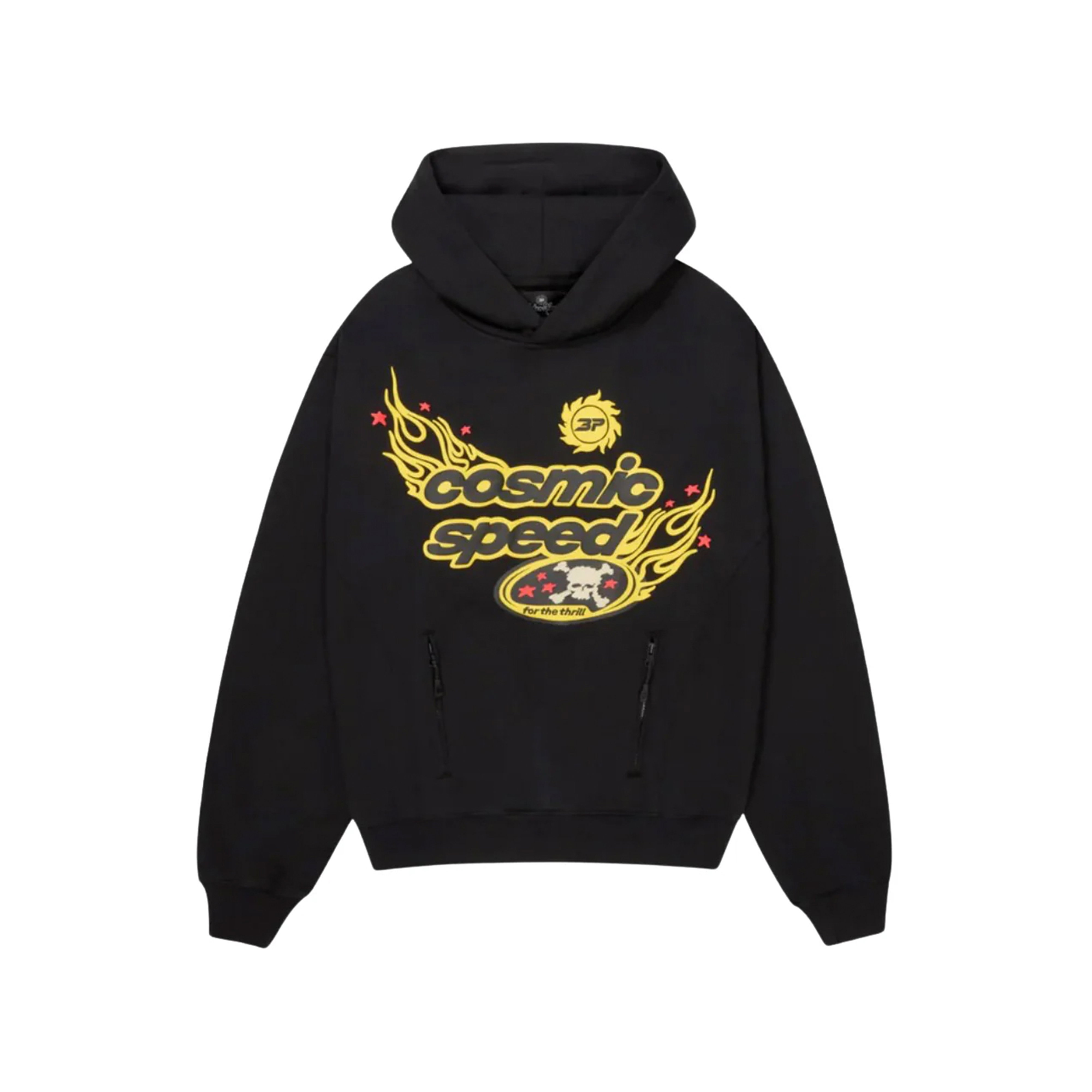 Broken Planet Cosmic Speed Hoodie Midnight Black | BROKEN-PLANET