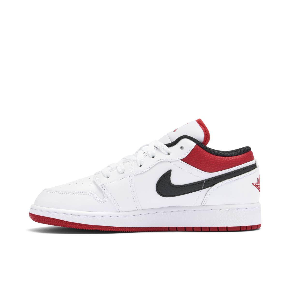 Air Jordan 1 Low White Gym Red GS | 553560-118 | Laced