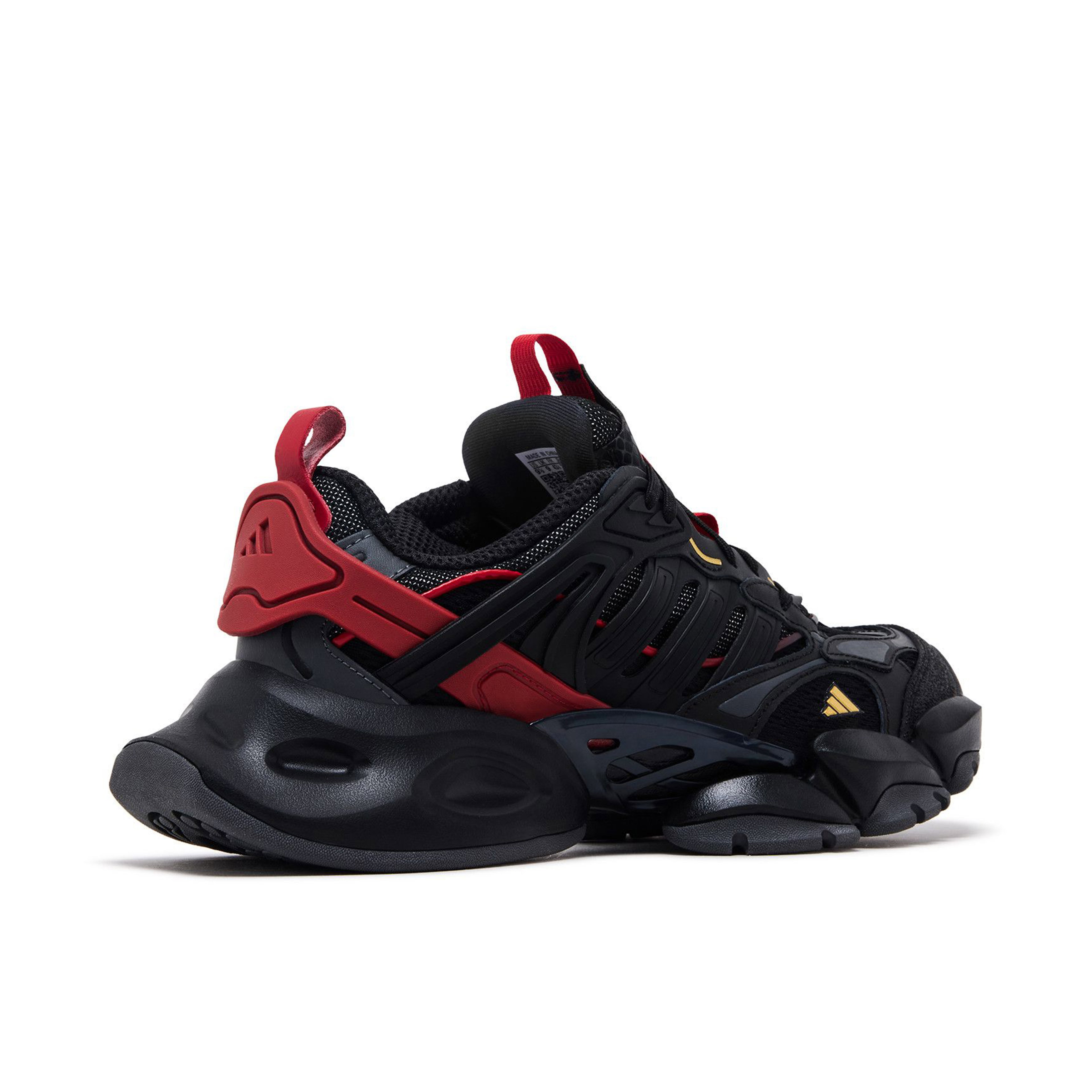 Adidas XLG Runner Deluxe Black Gold Metallic Red