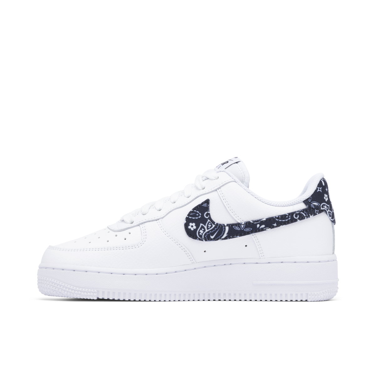 Nike Air Force 1 Low 07 White Black Paisley Womens | DH4406-101 