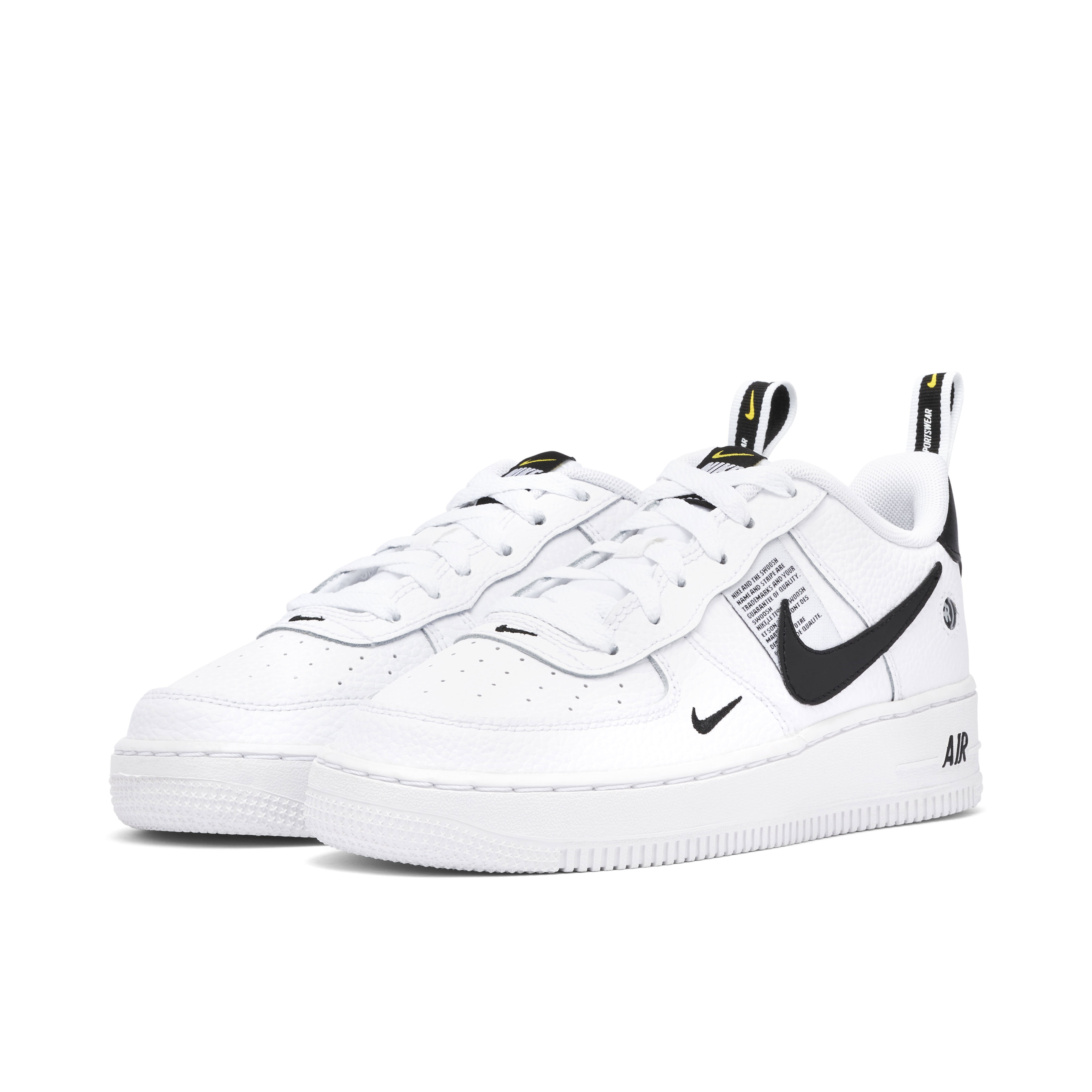Nike Air Force 1 Low Utility White Black GS | AR1708-100 | Laced