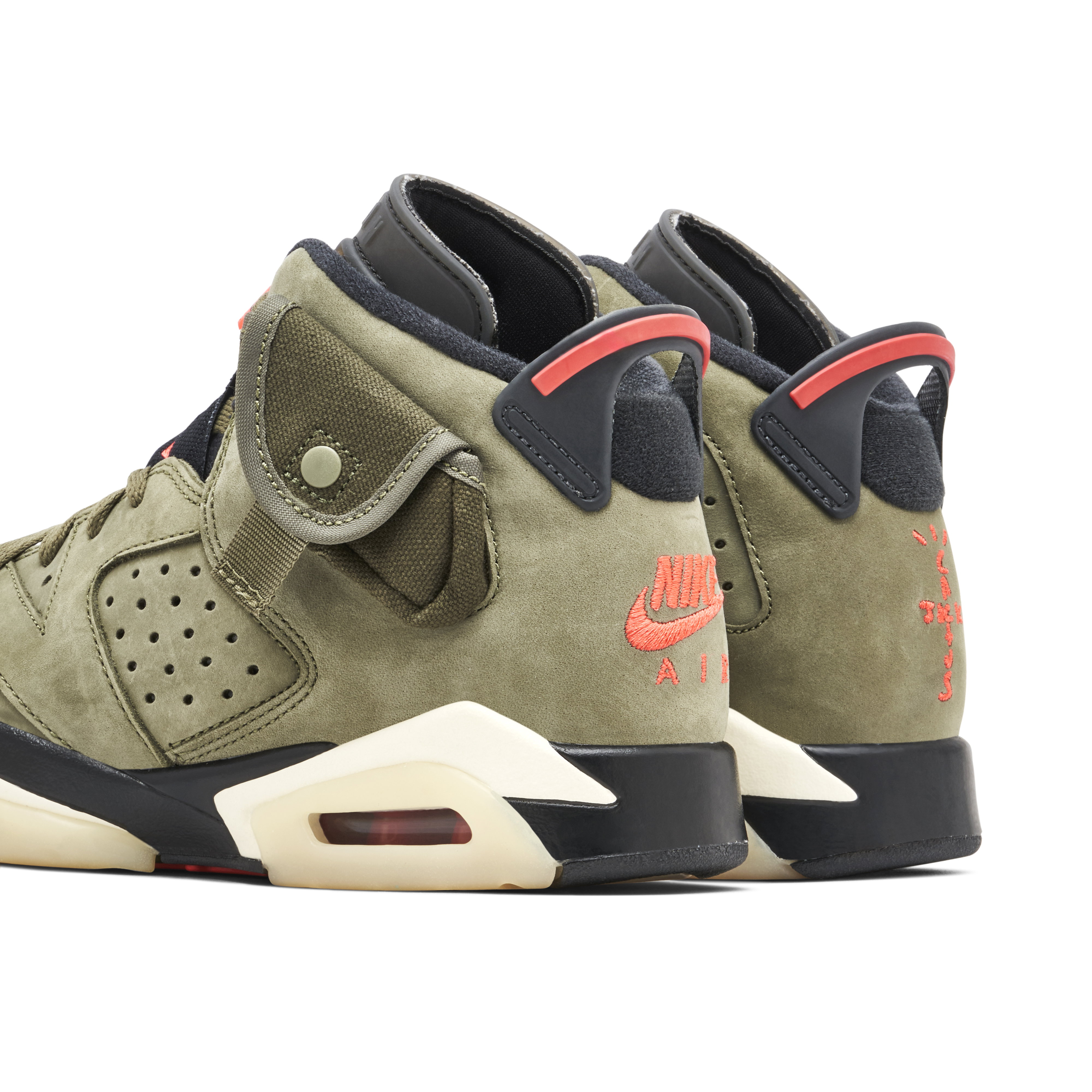 Travis Scott × Nike Air Jordan 6 Olive Travis Scott x Air Jordan 6 Olive GS | CN1085-200 | Laced