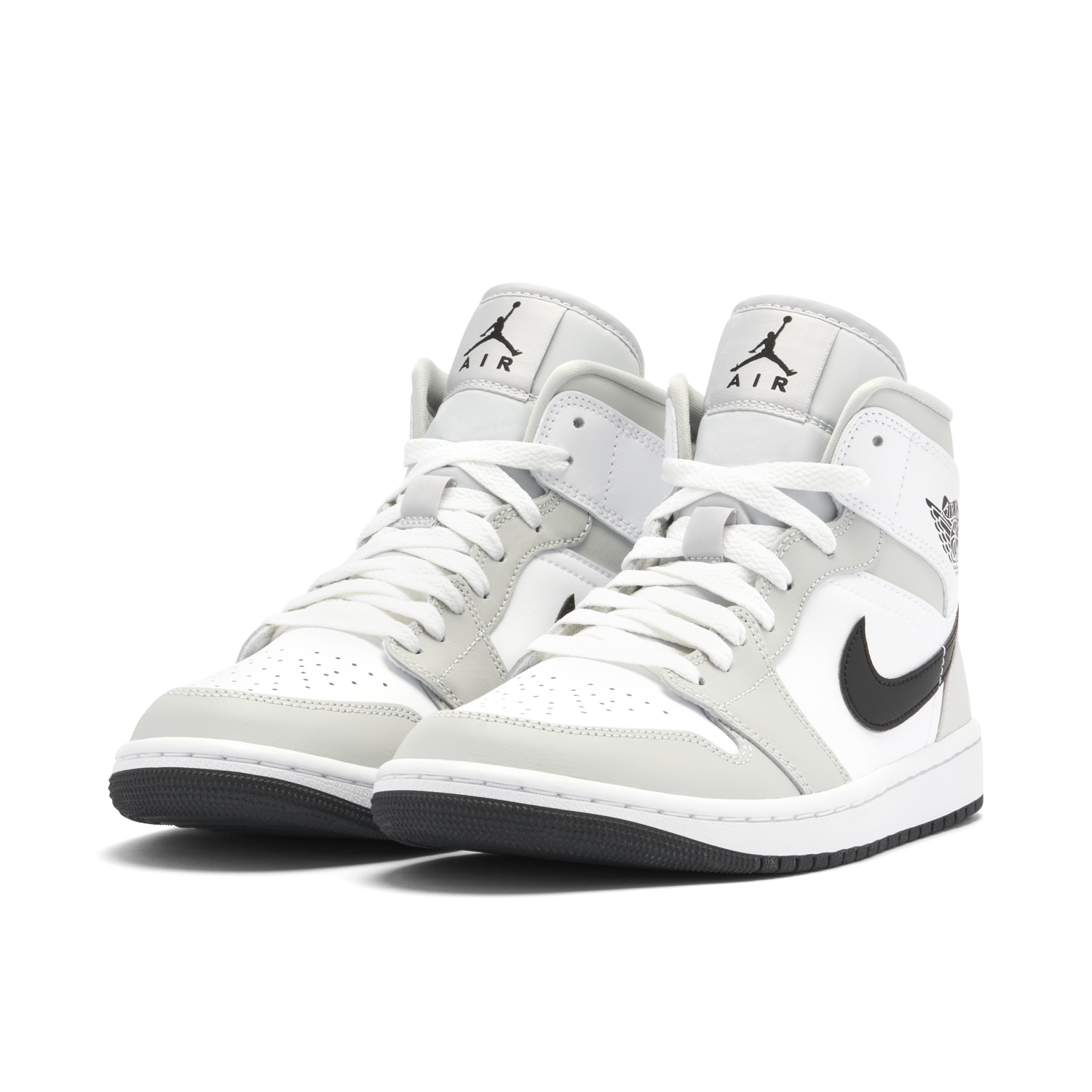 Air Jordan 1 Mid Light Smoke Grey Femme